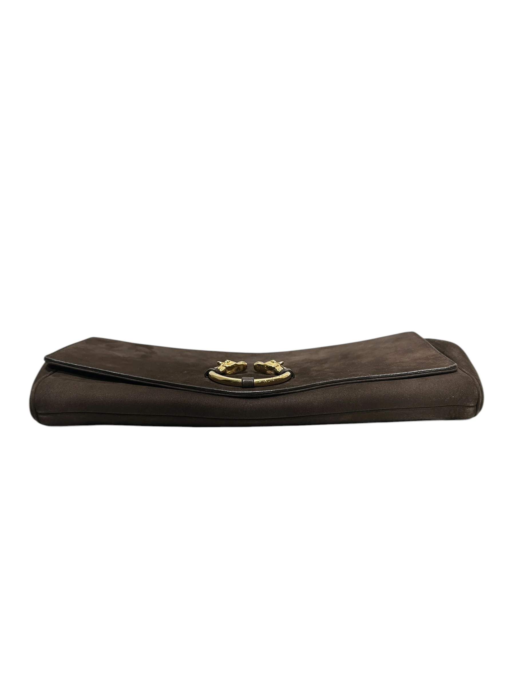 GUCCI/Clutch Bag/Leather/BRW/RIBOT HORSE HEAD CLUTCH