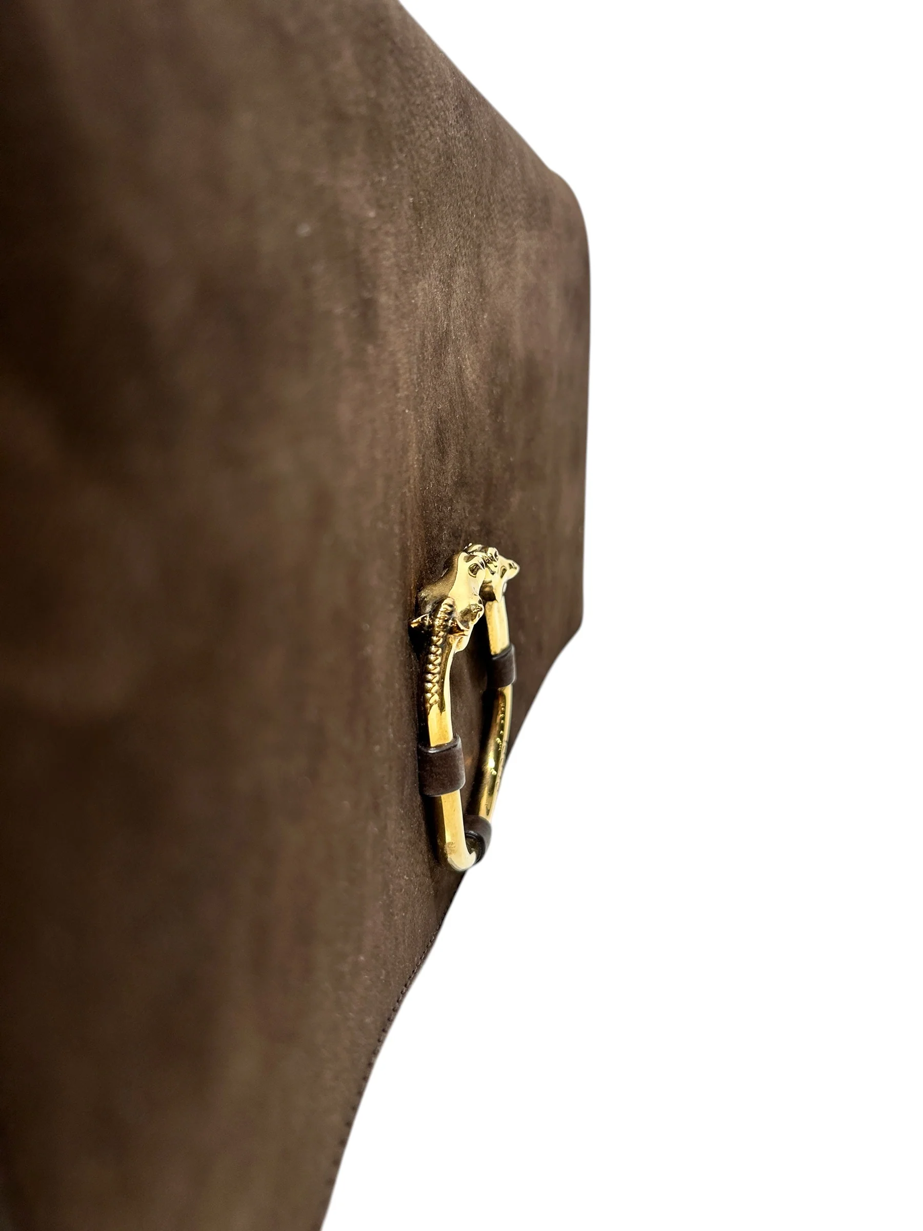 GUCCI/Clutch Bag/Leather/BRW/RIBOT HORSE HEAD CLUTCH