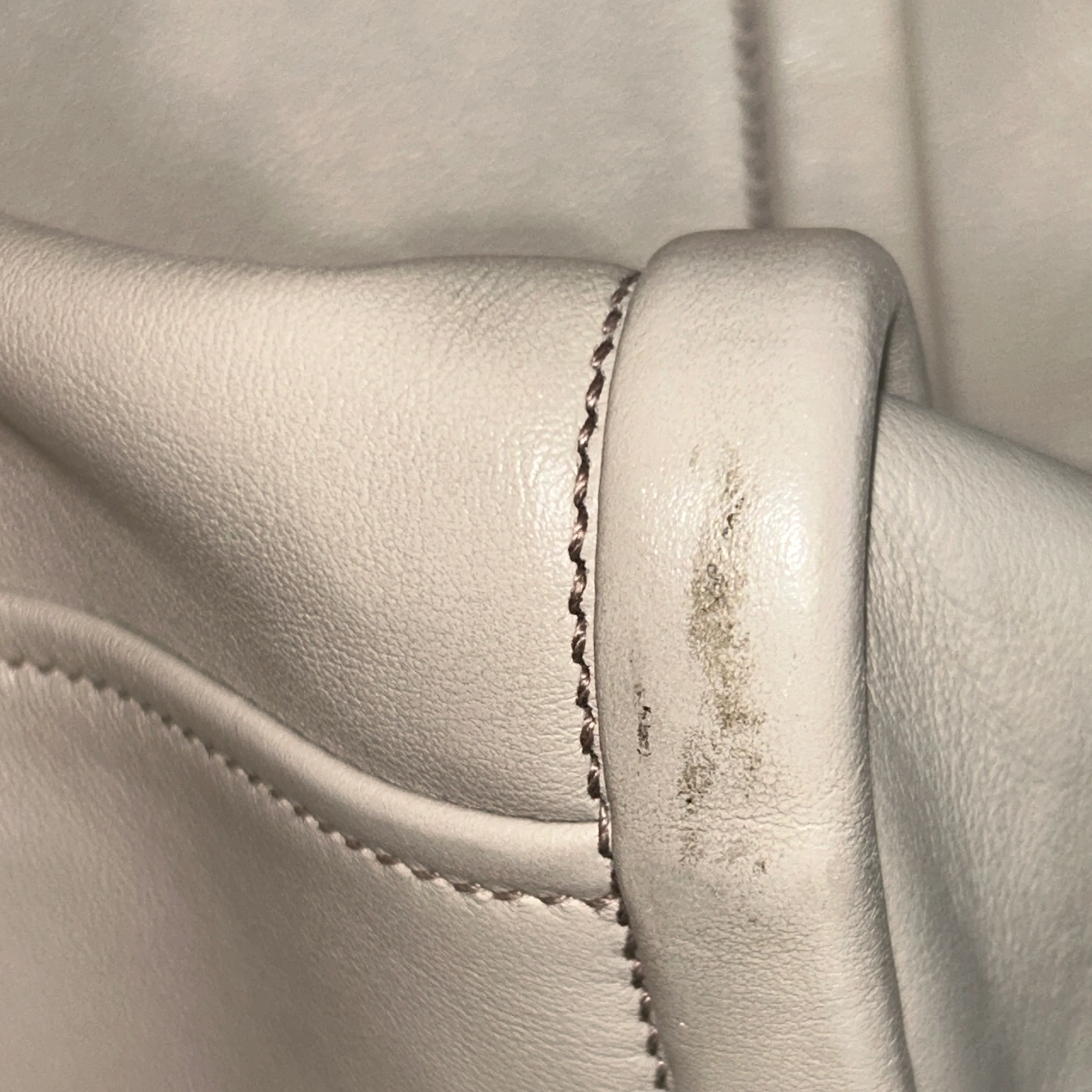 PRADA/Tote Bag/Leather/CRM/leather concept