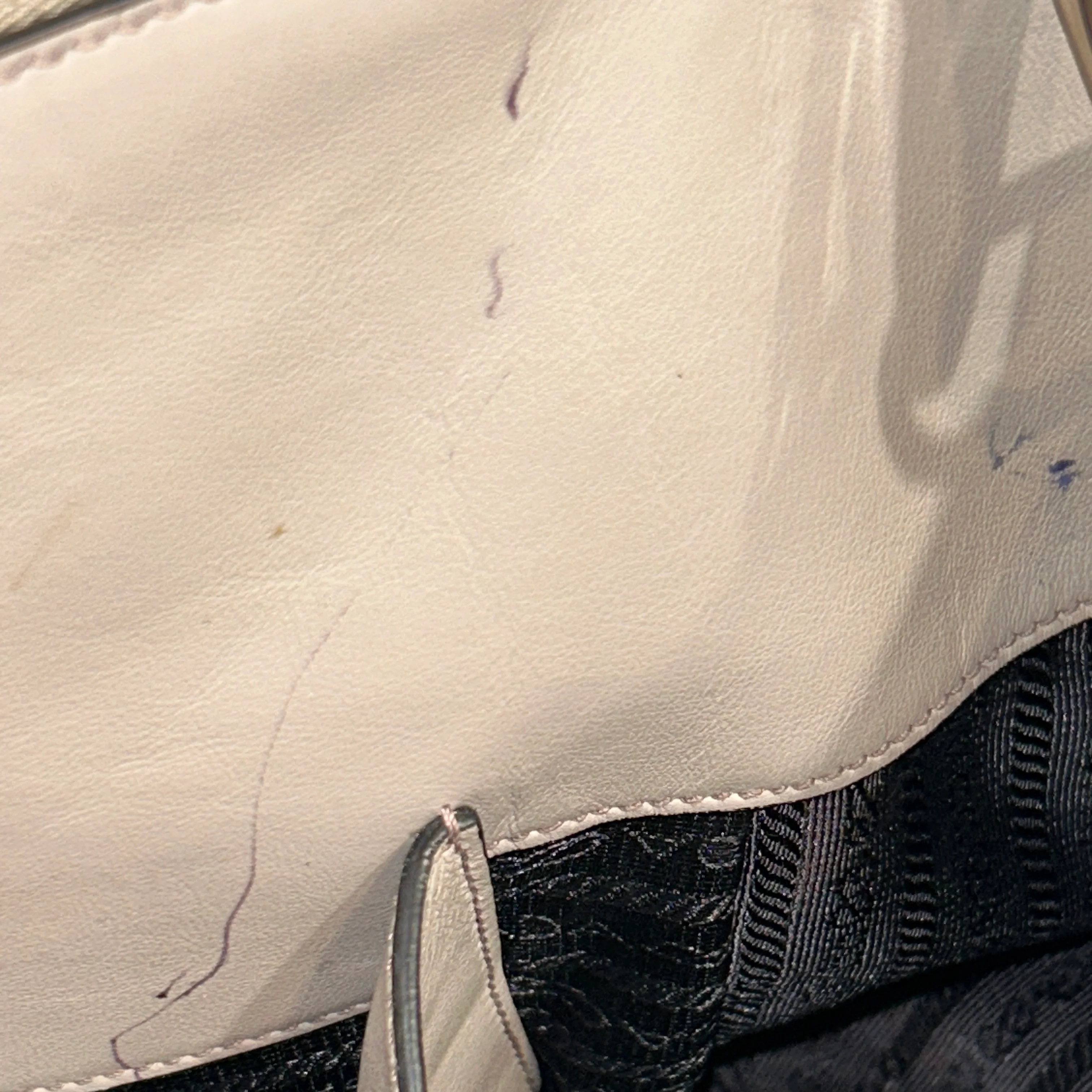 PRADA/Tote Bag/Leather/CRM/leather concept