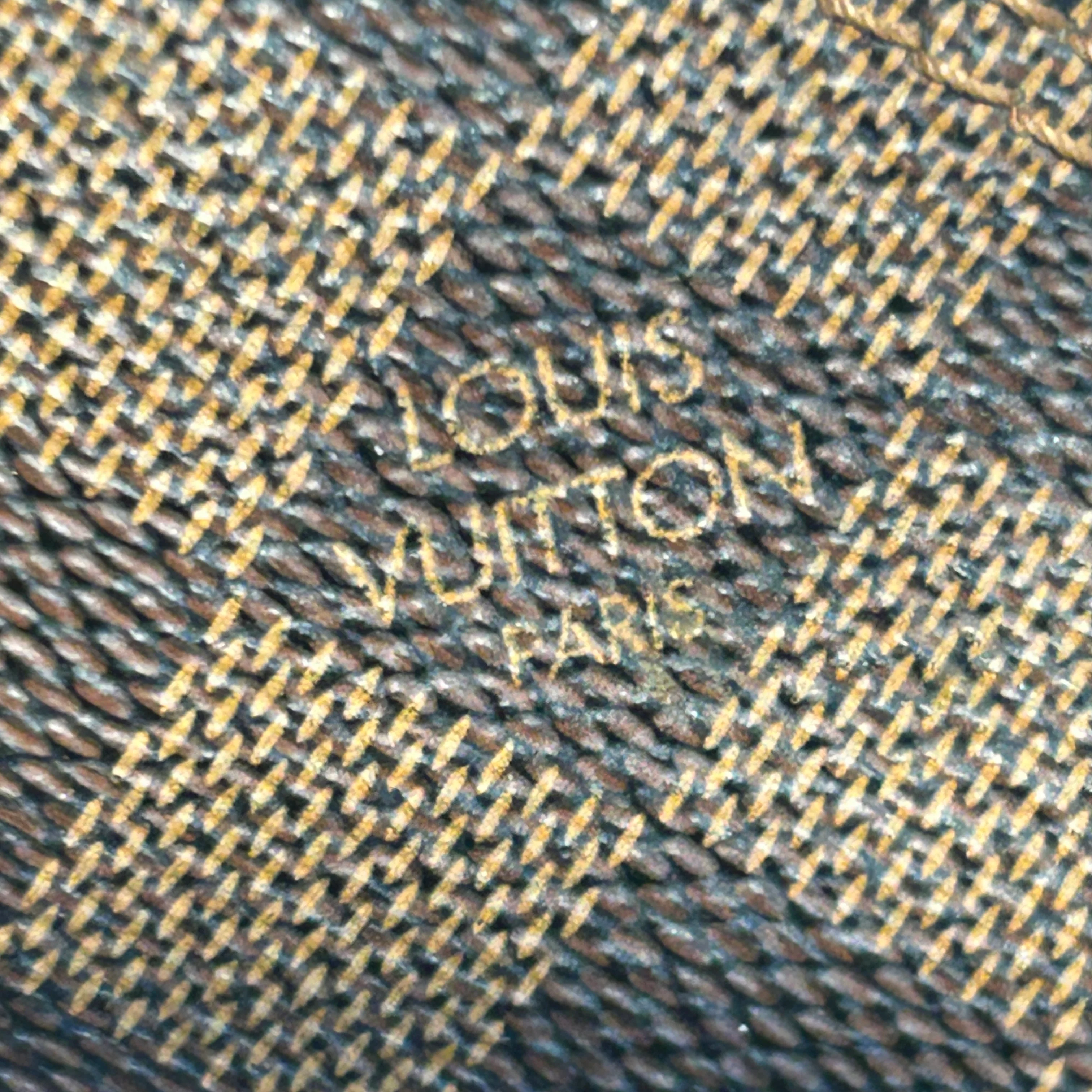 LOUIS VUITTON/Hand Bag/Houndstooth Check/Leather/BRW/saleya pm