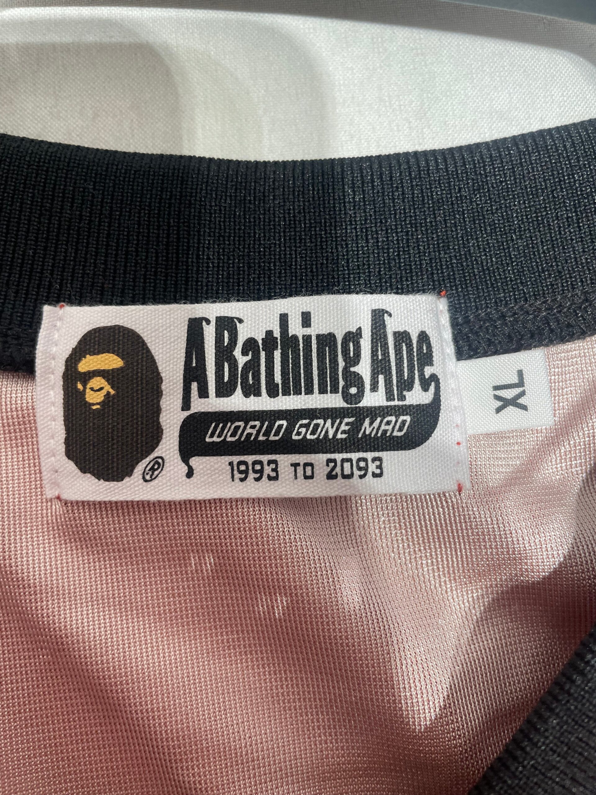 A BATHING APE/T-Shirt/XL/Polyester/RED/All Over Print/SEOUL 2016 FOOTBALL JERSEY