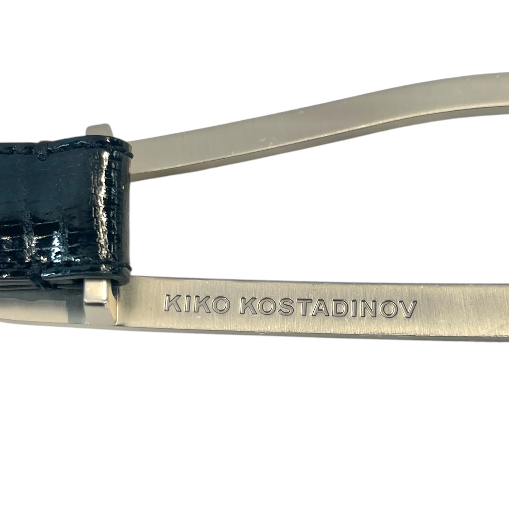 Kiko Kostadinov/Belt/Leather/BLK/ALEC BELT