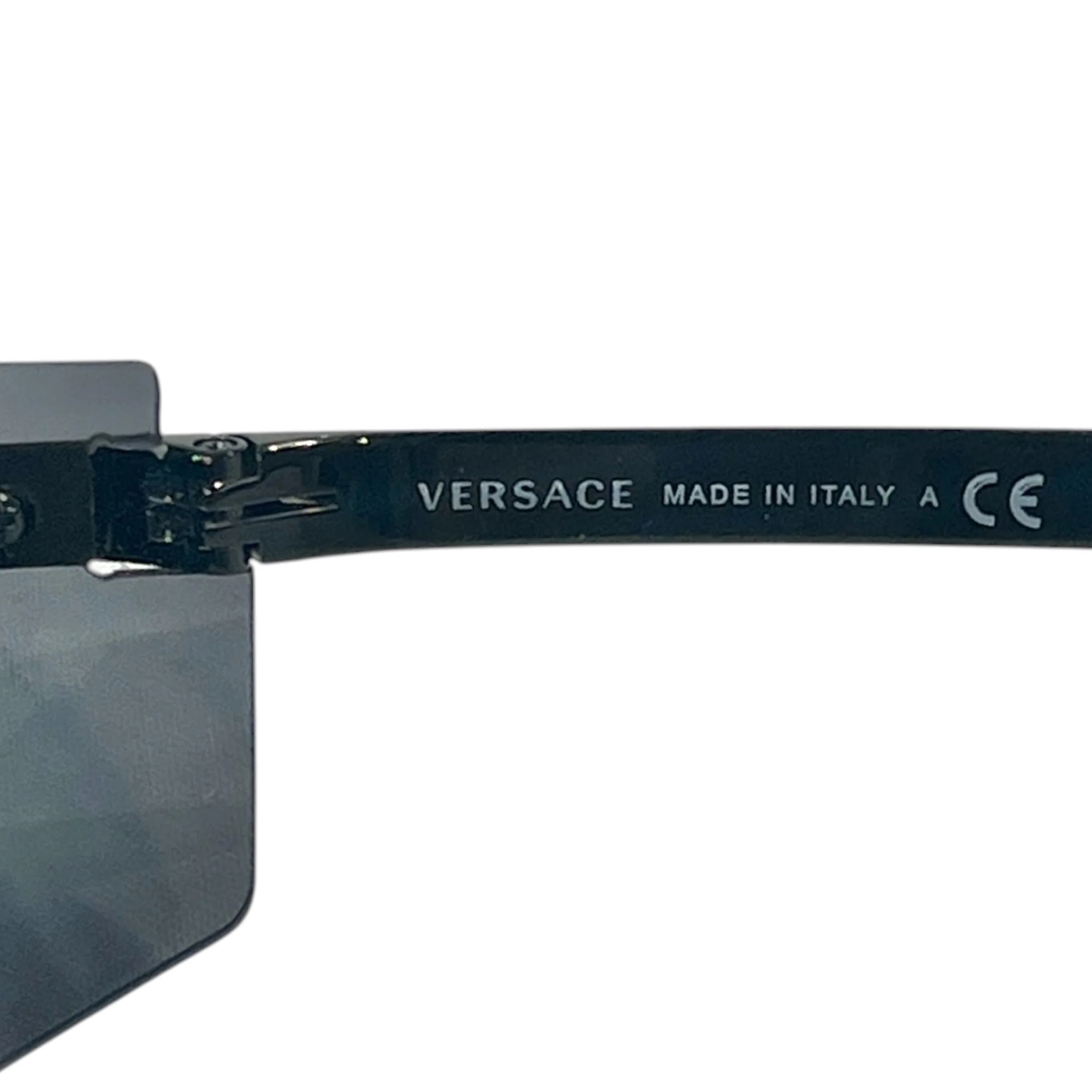 VERSACE/Sunglasses/Monogram/Celluloid/BLK/SHEILD TINTED MOD 2208