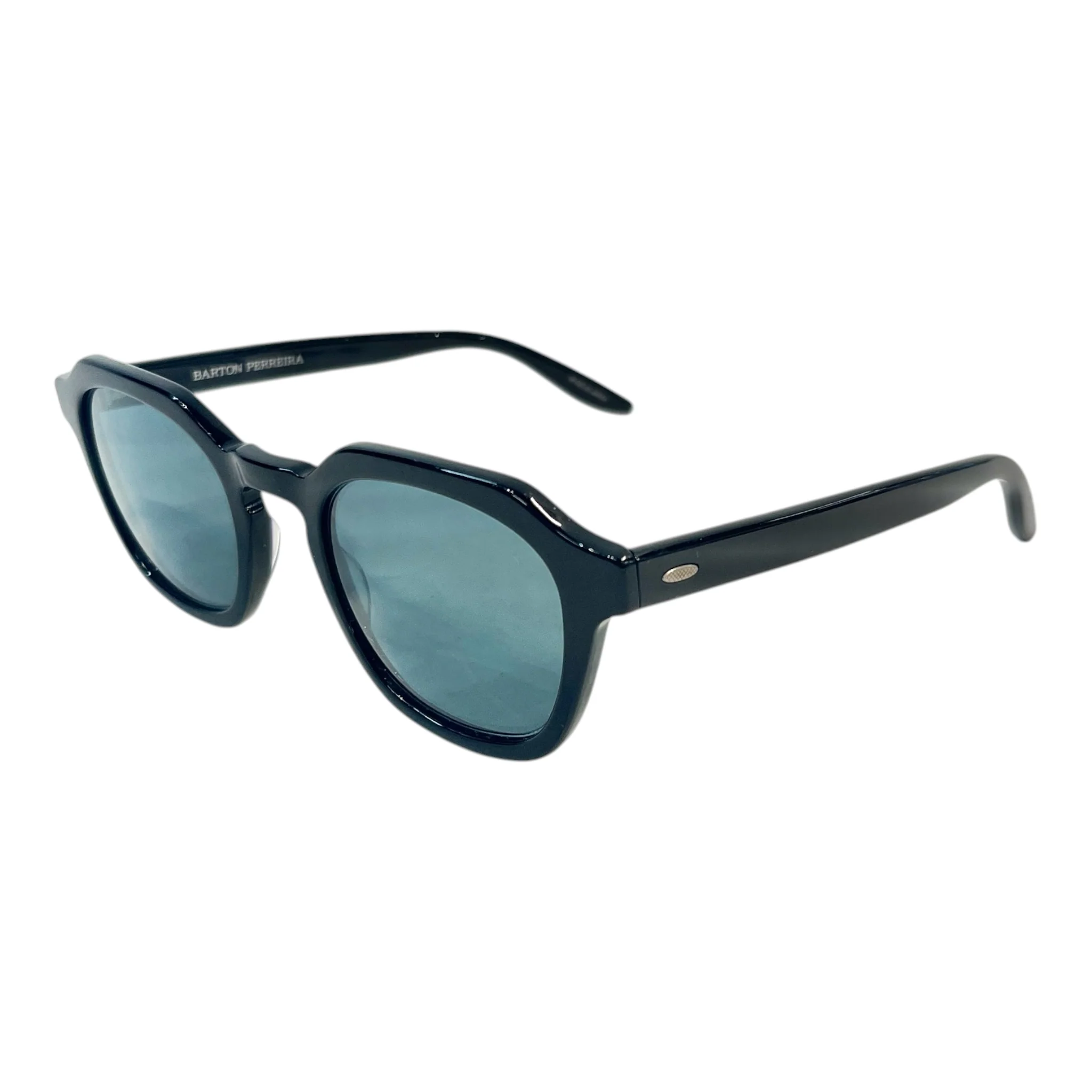 BARTON PERREIRA/Sunglasses/Celluloid/BLK/TUCKER BLUE LENS