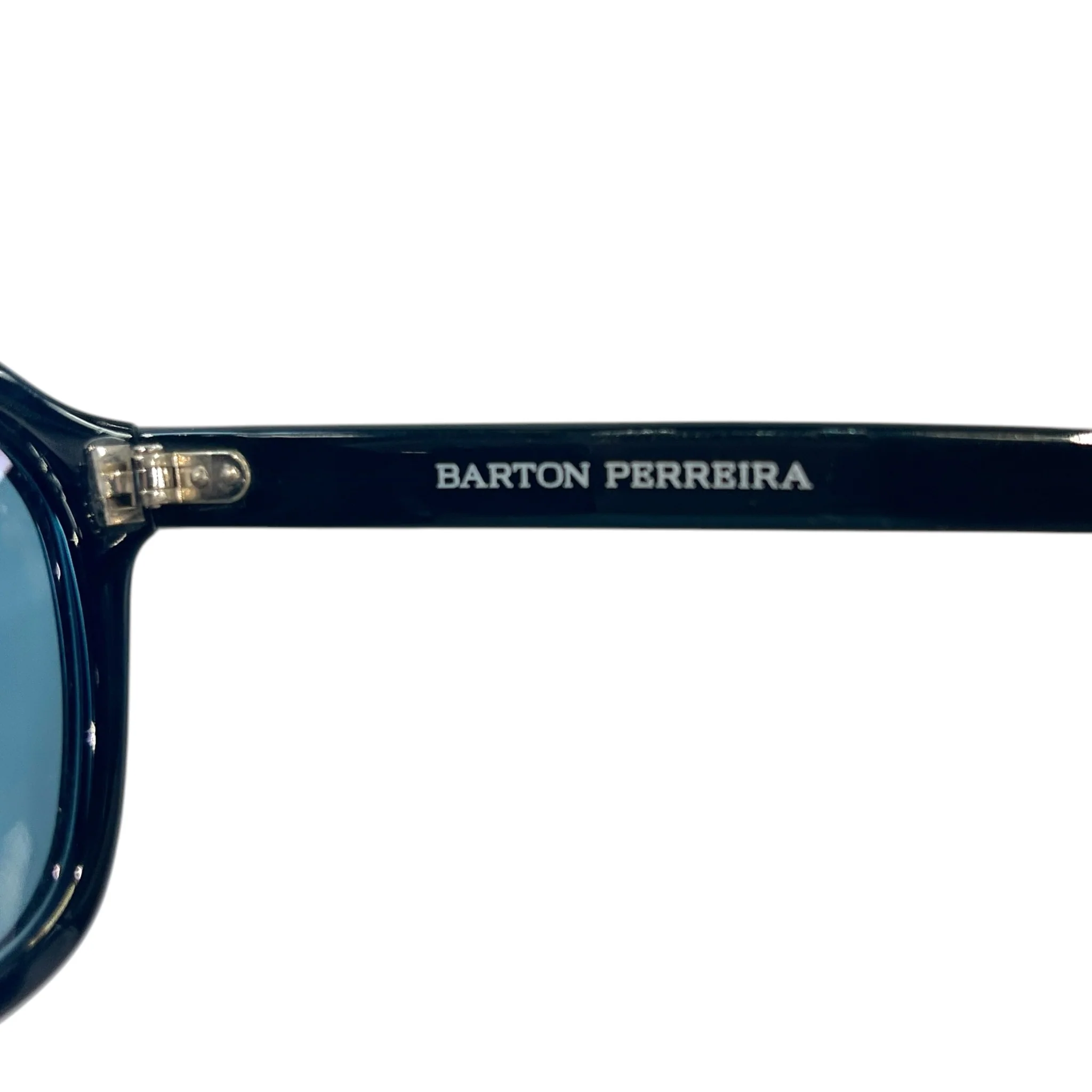 BARTON PERREIRA/Sunglasses/Celluloid/BLK/TUCKER BLUE LENS