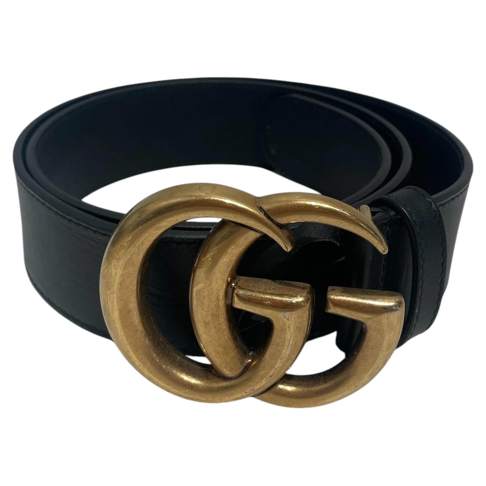 GUCCI/Belt/Leather/BLK/