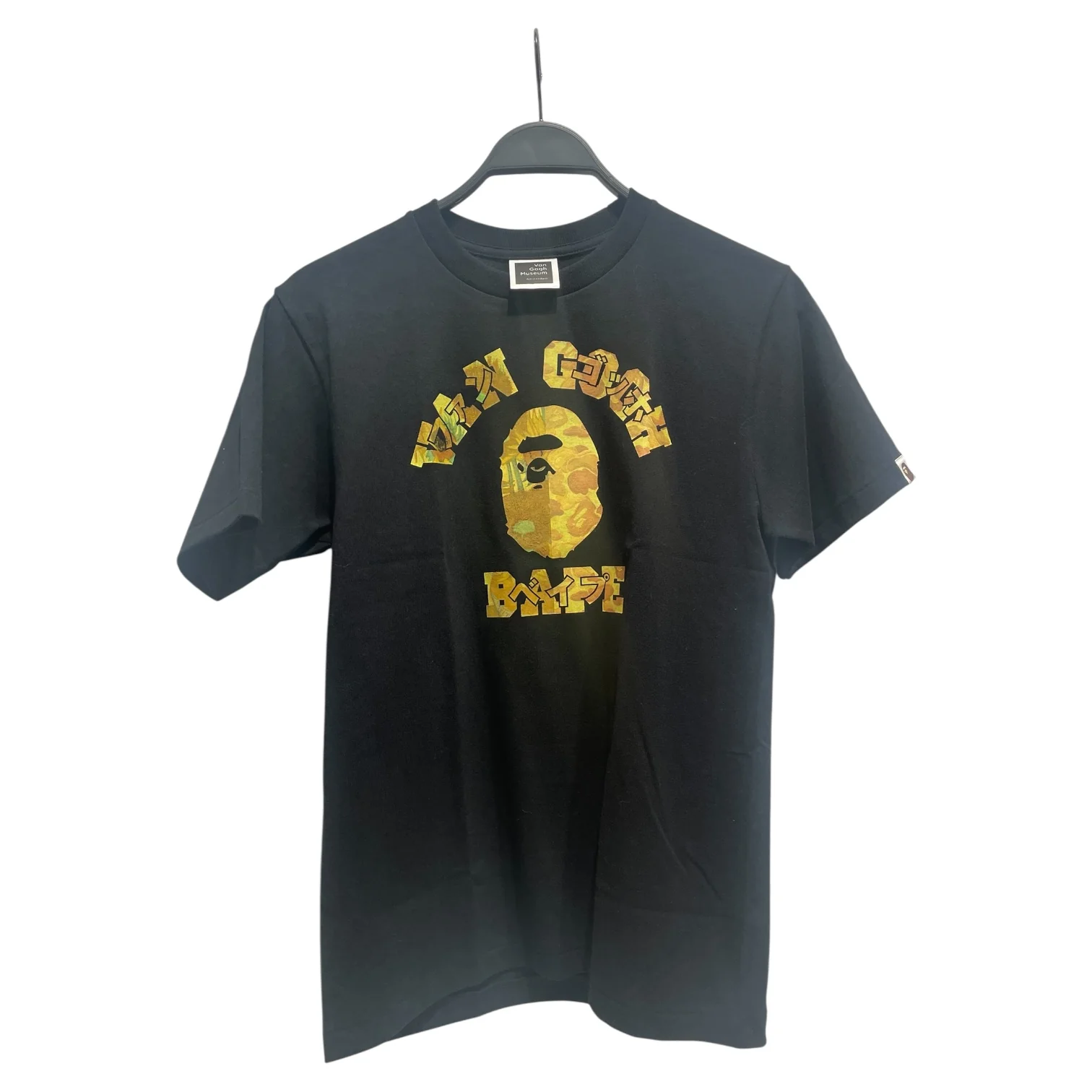 273-a-bathing-ape-t-shirt-s-cotton-blk-graphic-van-gogh-museum-1.webp A BATHING APE/T-Shirt/S/Cotton/BLK/Graphic/VAN GOGH MUSEUM