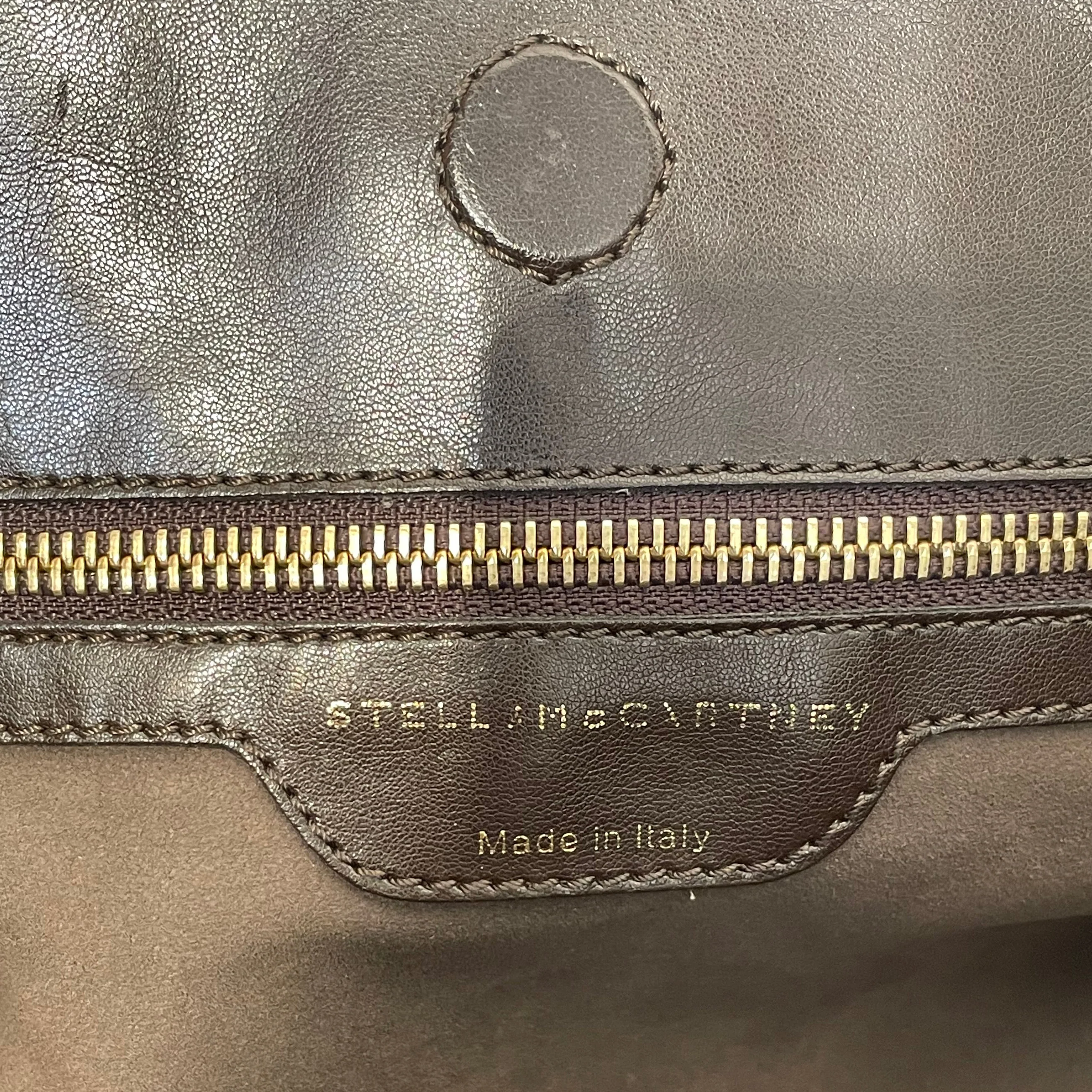 STELLAMcCARTNEY/Tote Bag/Leather/BRW/Hobo/Shoulder Bag w/Pouch