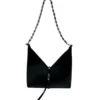 GIVENCHY/Bag/Leather/BLK/V CUT OUT SHOULDER BAG