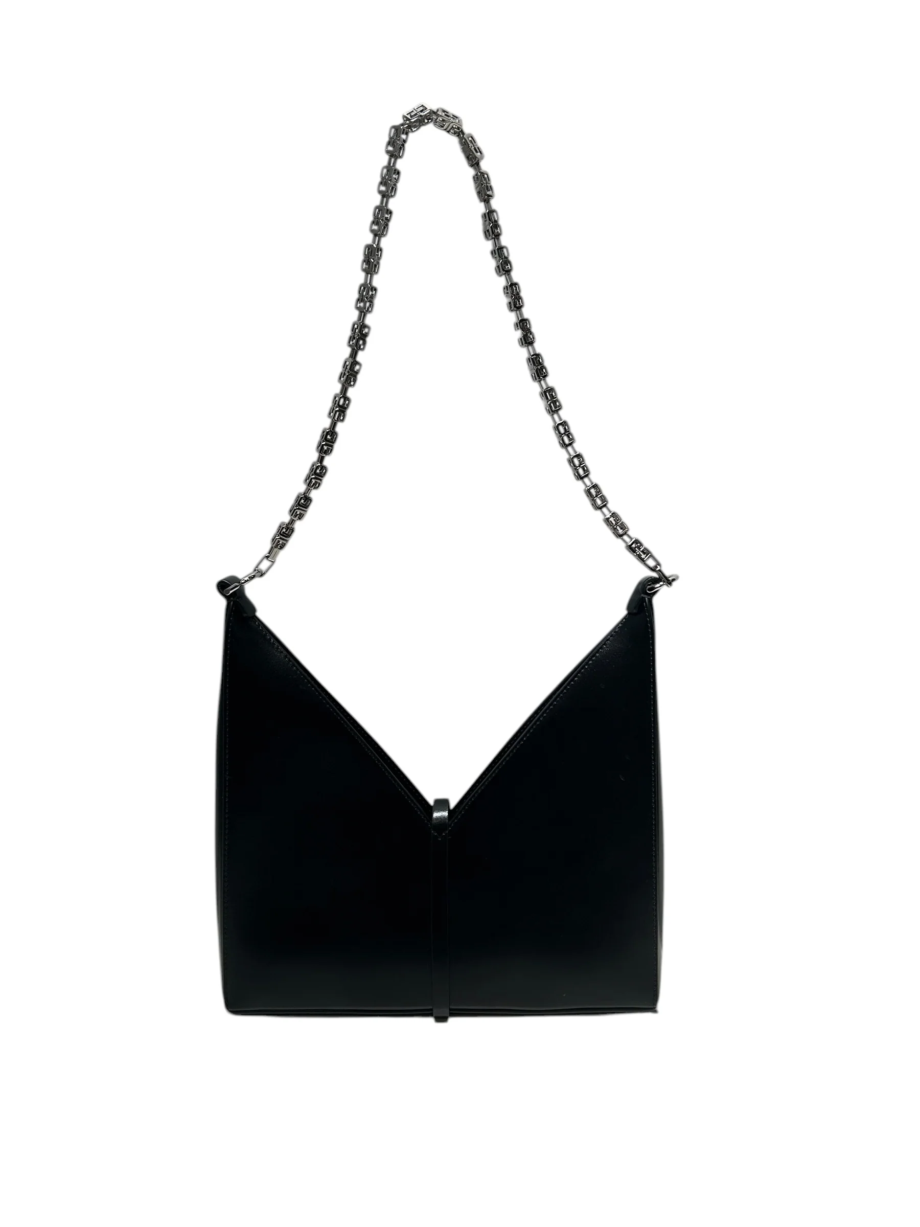 GIVENCHY/Bag/Leather/BLK/V CUT OUT SHOULDER BAG