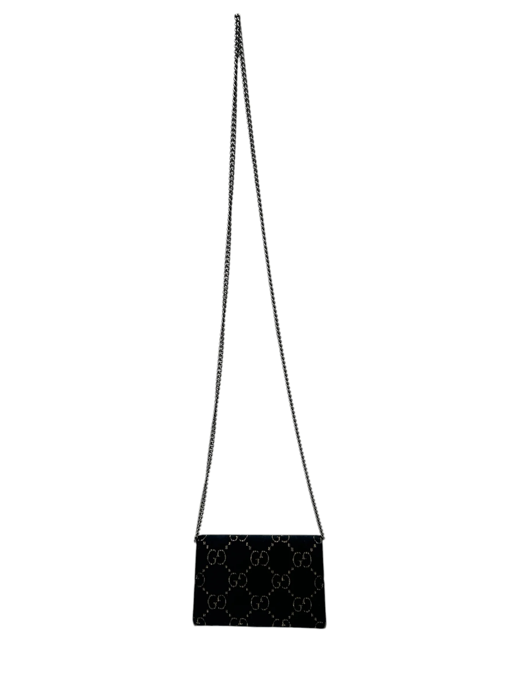GUCCI/Bag/Monogram/Suede/NVY/GG NAVY VELVET DIONYSUS