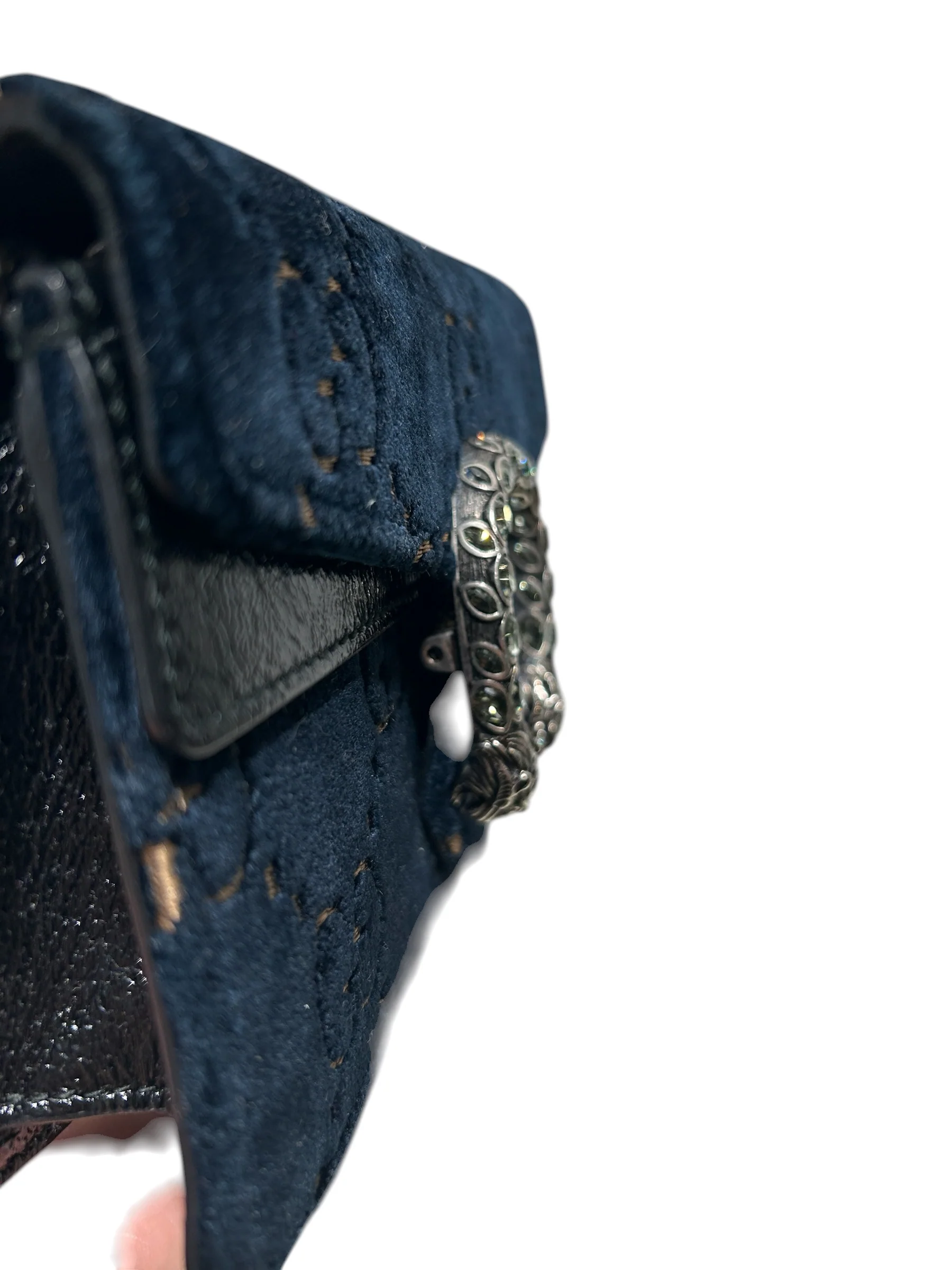 GUCCI/Bag/Monogram/Suede/NVY/GG NAVY VELVET DIONYSUS