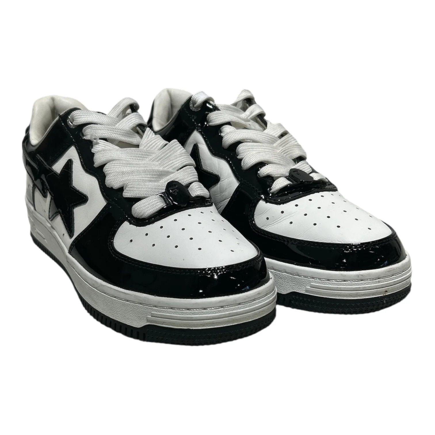 A BATHING APE/Low-Sneakers/US 7/WHT/