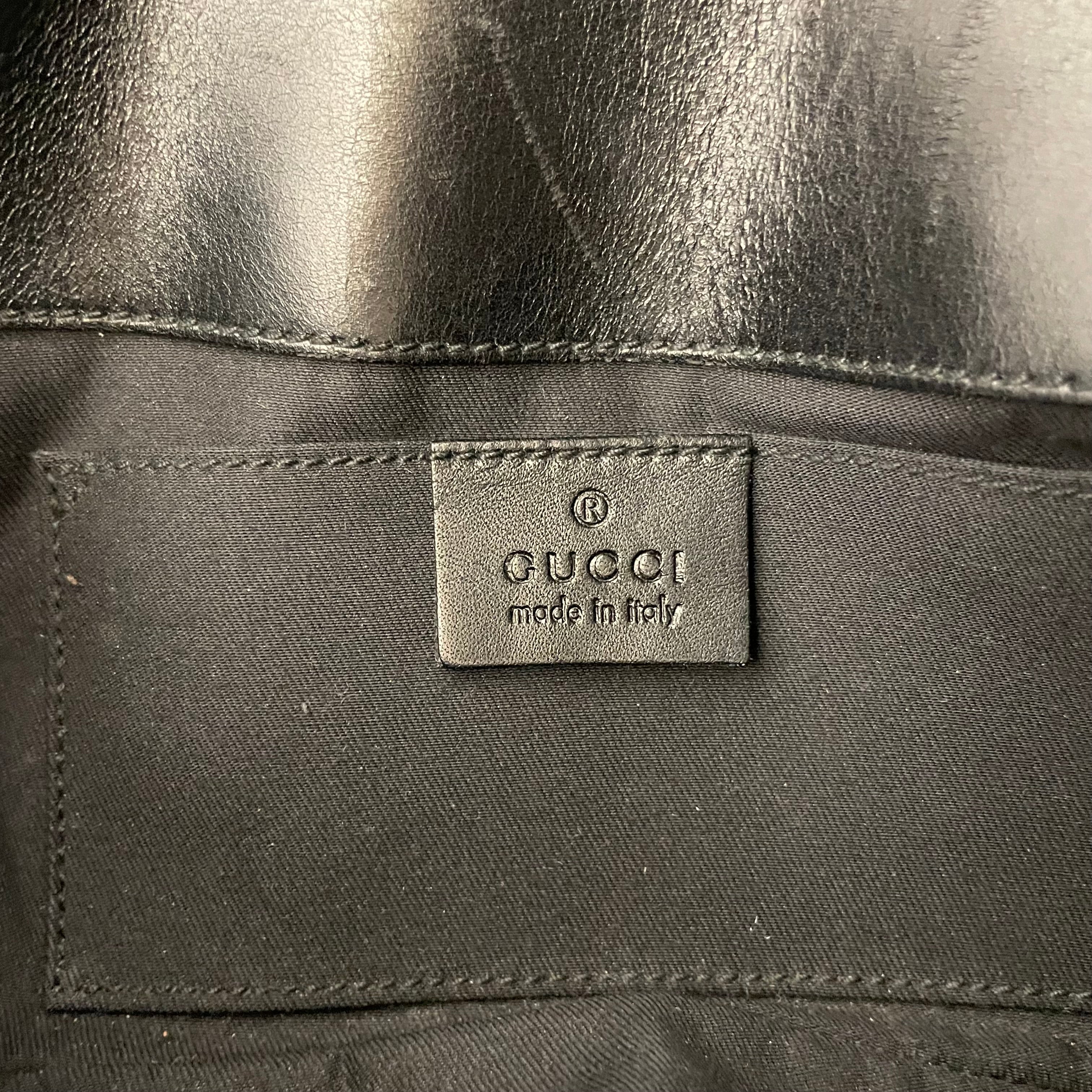 GUCCI/Hand Bag/Monogram/BRW/Cloth Chain Horsebit 129497