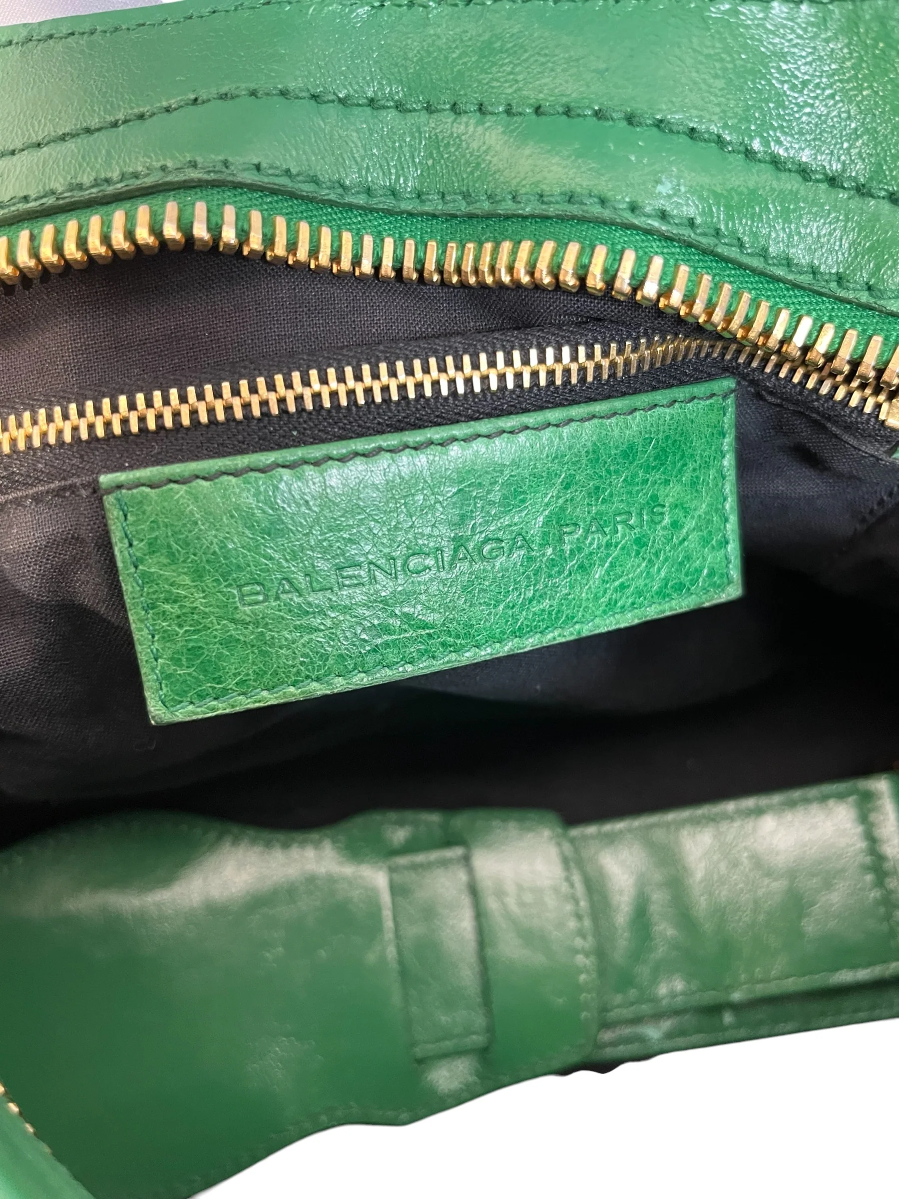 BALENCIAGA/Hand Bag/Lambskin/GRN/