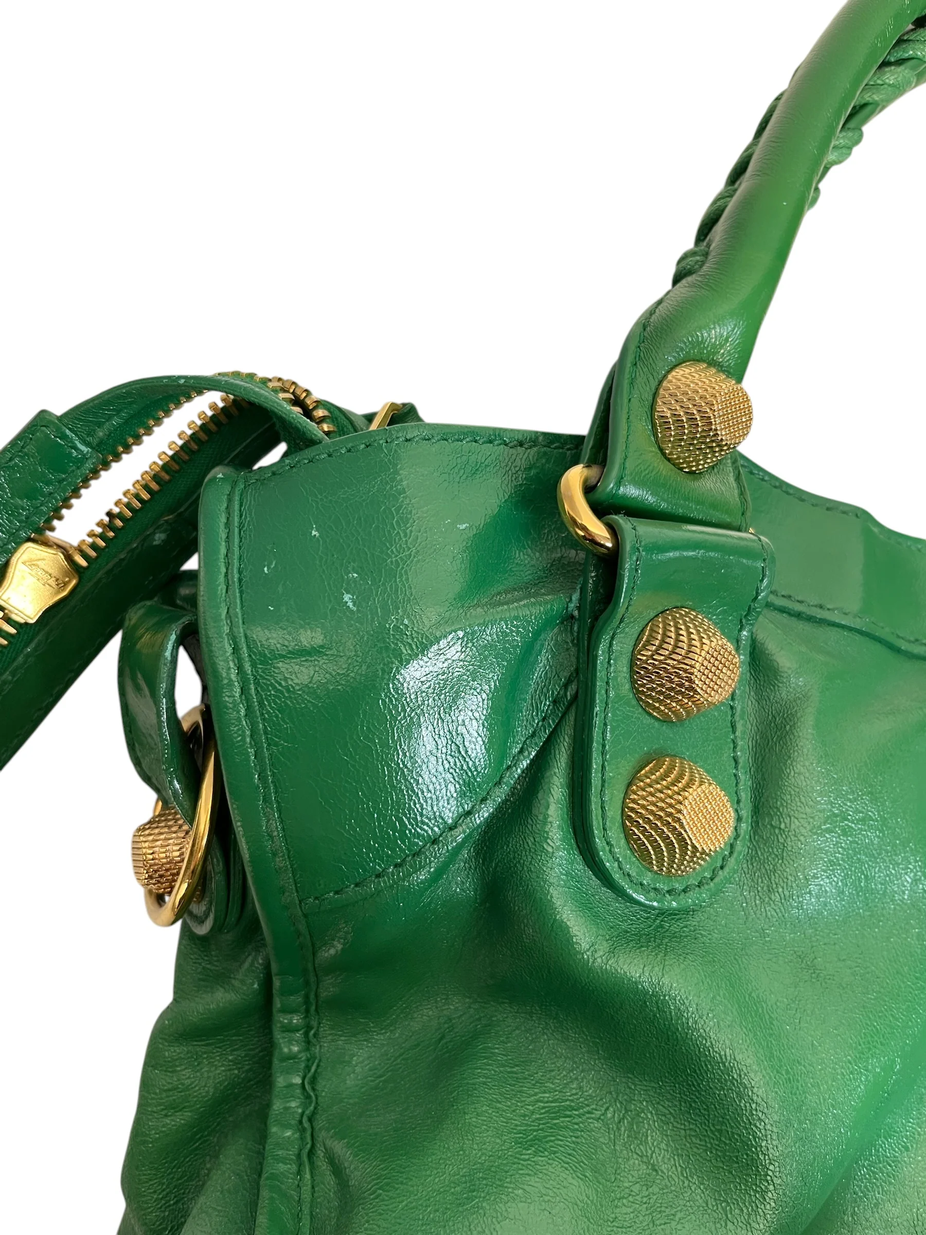 BALENCIAGA/Hand Bag/Lambskin/GRN/