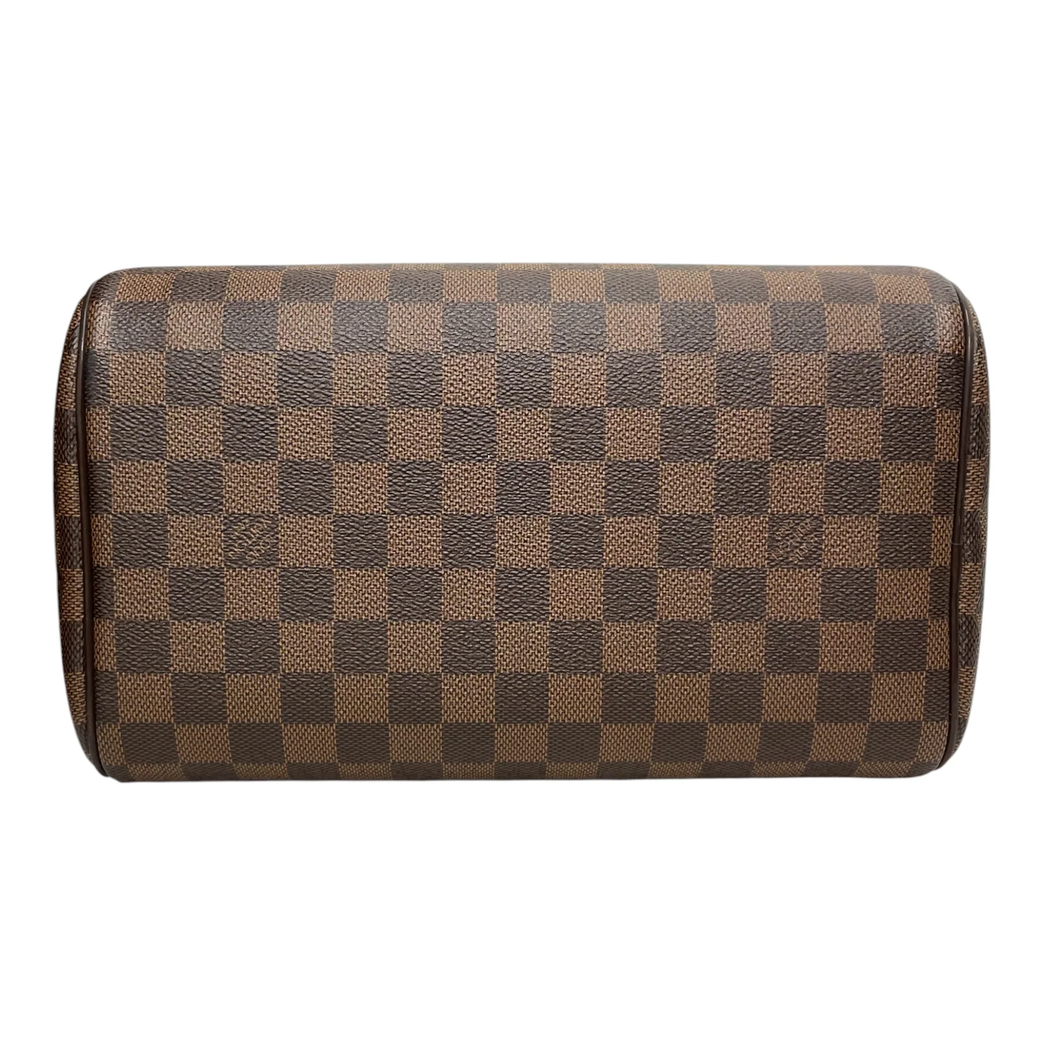 LOUIS VUITTON/Clutch Bag/Monogram/Leather/BRW/DOPP KIT DAMIER EBENE