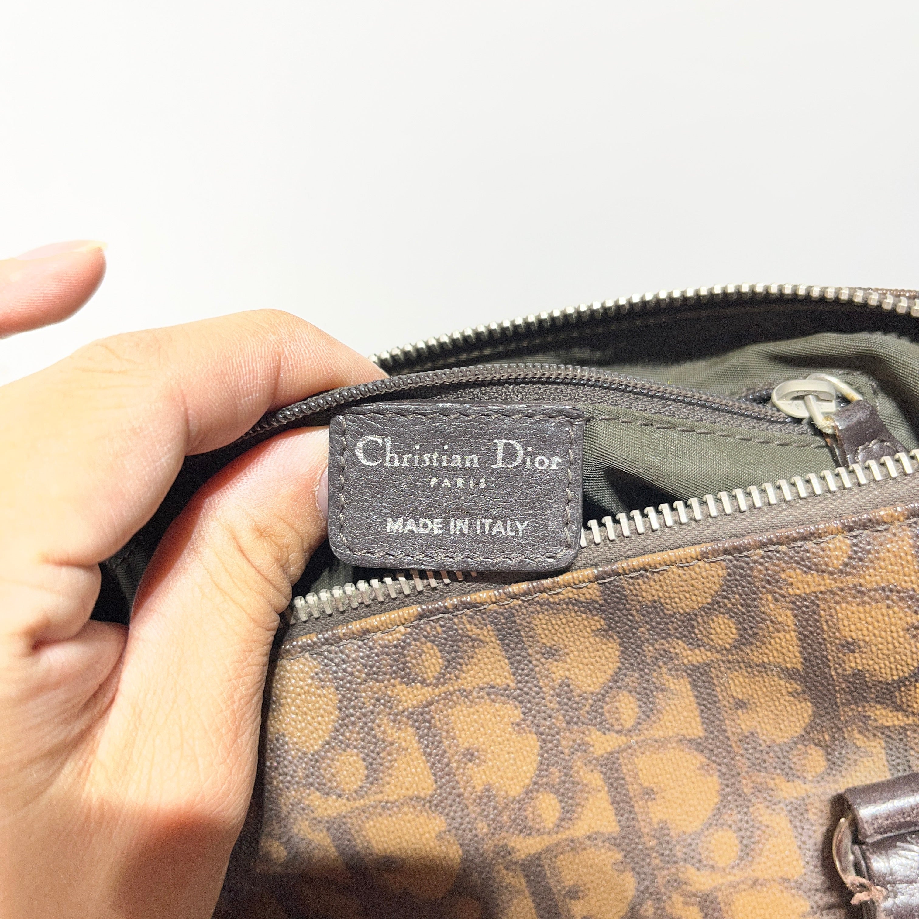 2767-christian-dior-hand-bag-monogram-leather-brw-mini-diorissimo-5.jpg Christian Dior/Hand Bag/Monogram/Leather/BRW/MINI DIORISSIMO