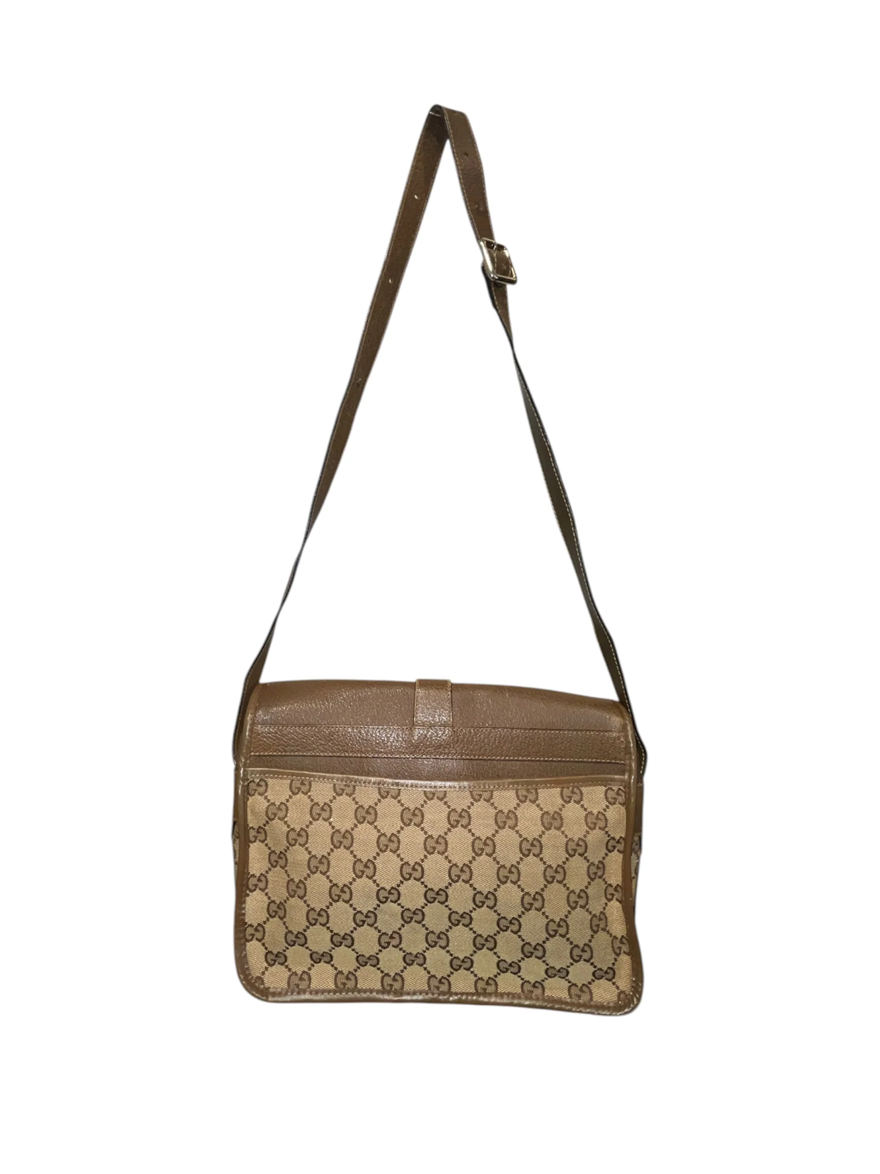 GUCCI/Cross Body Bag/Monogram/Leather/BEG/001-113-0613
