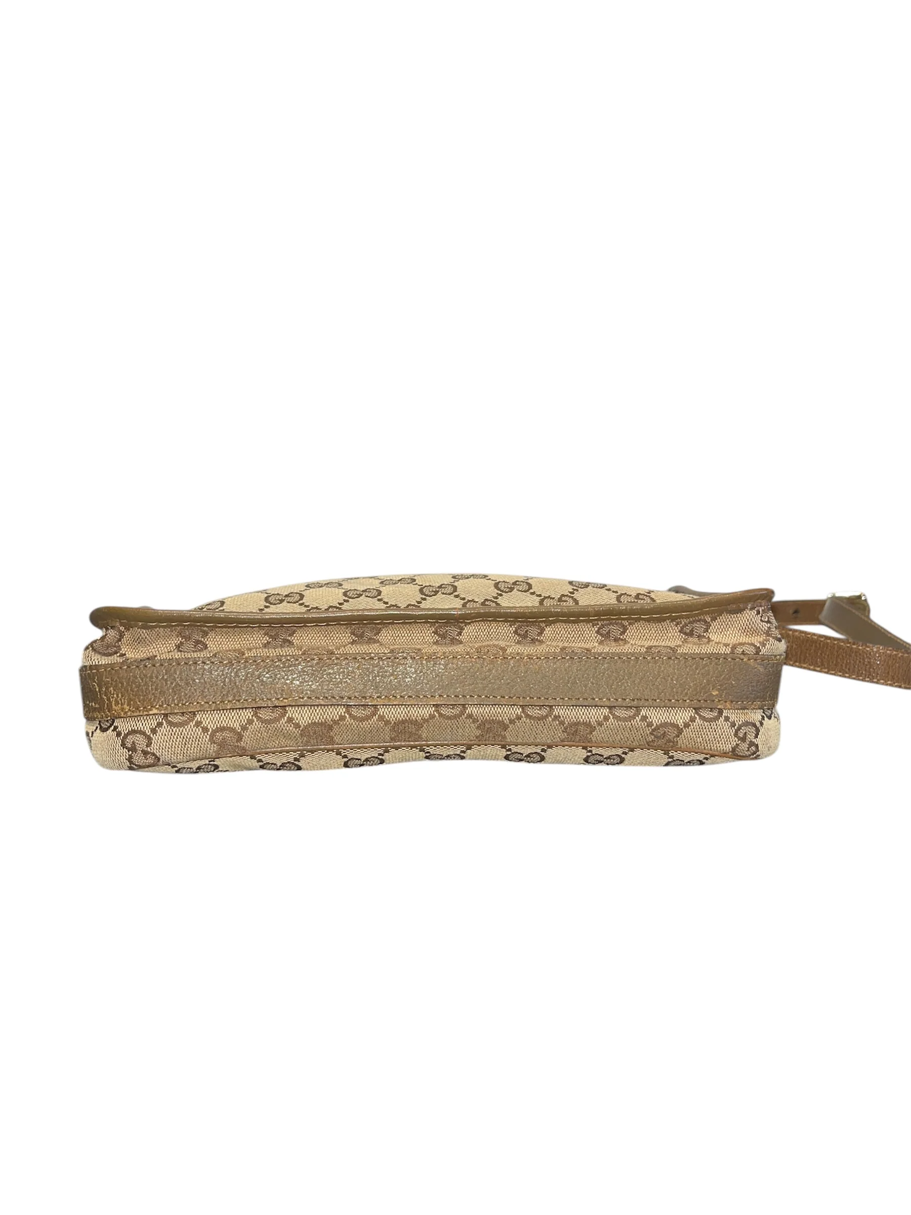 GUCCI/Cross Body Bag/Monogram/Leather/BEG/001-113-0613
