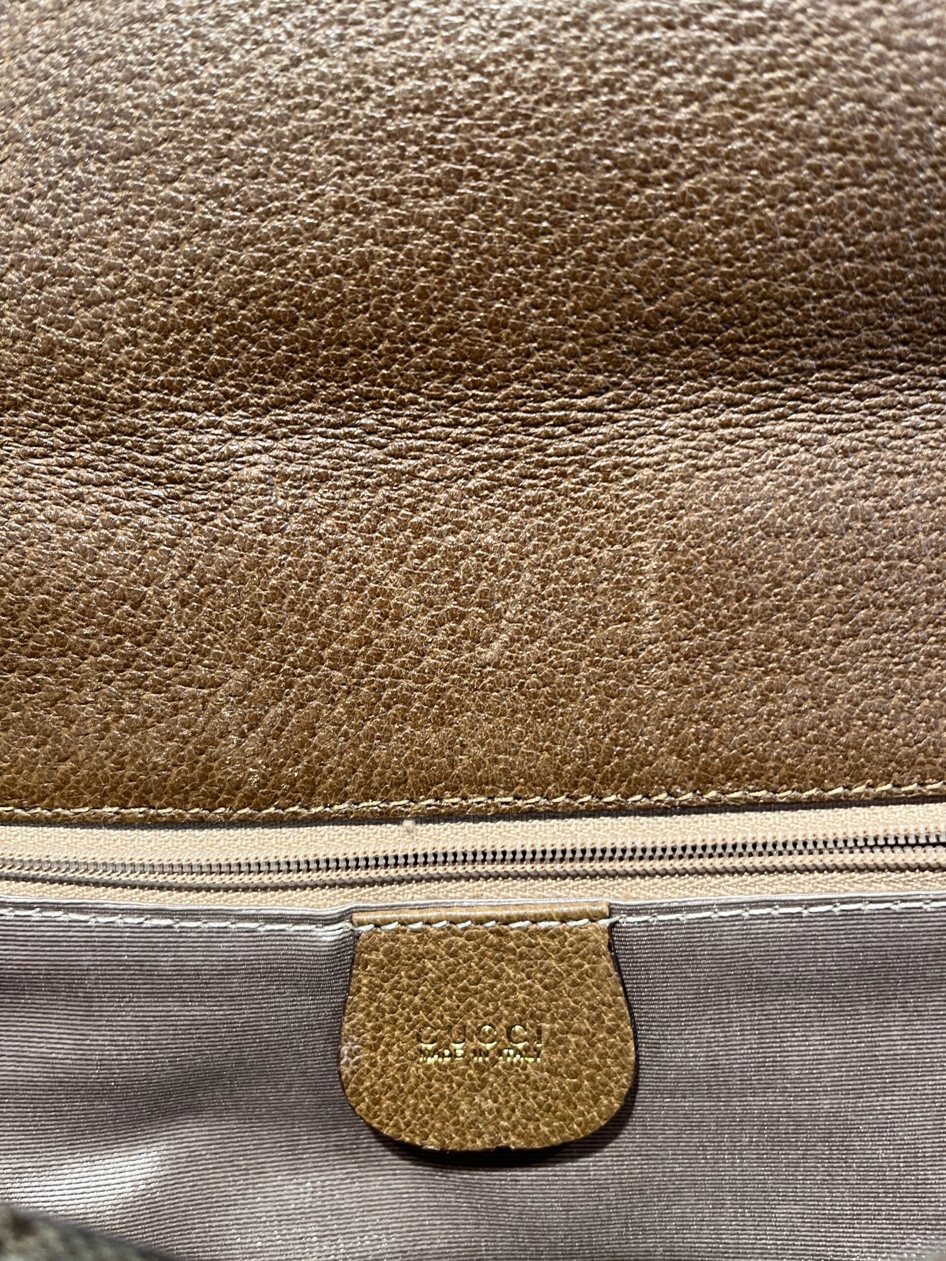 GUCCI/Cross Body Bag/Monogram/Leather/BEG/001-113-0613