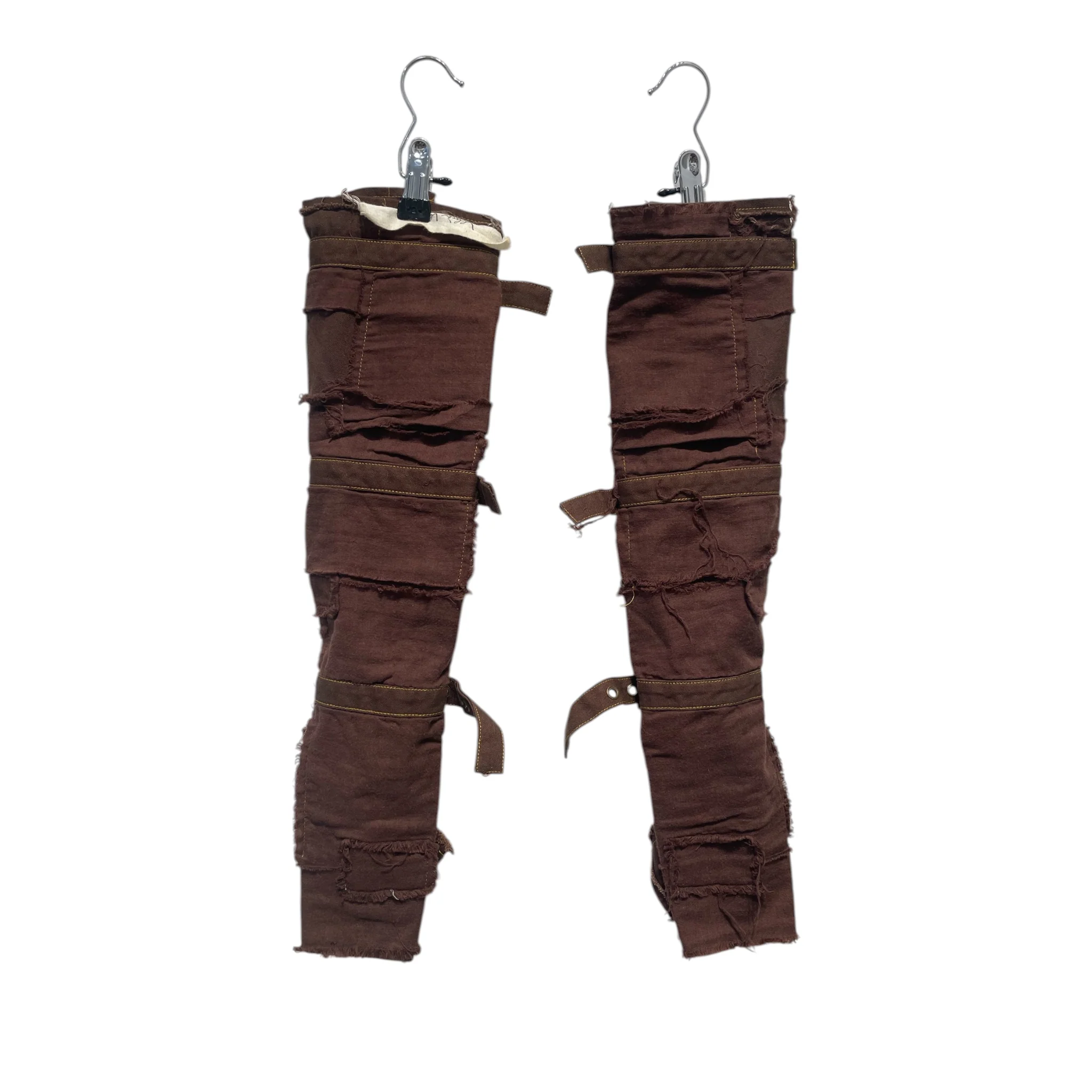 alice auaa/Gloves, Mittens/Cotton/BRW/PATCHWORK W/ BUCKLE DETAIL