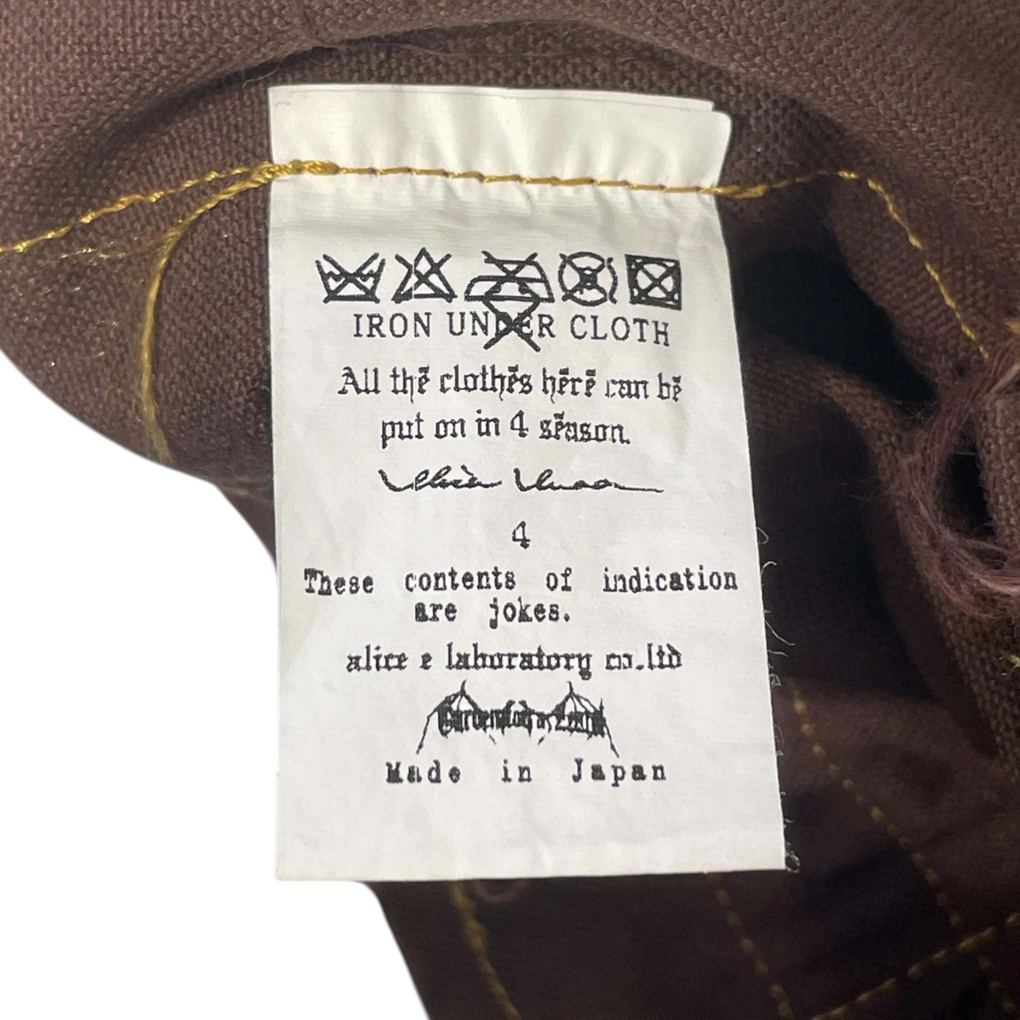 alice auaa/Gloves, Mittens/Cotton/BRW/PATCHWORK W/ BUCKLE DETAIL