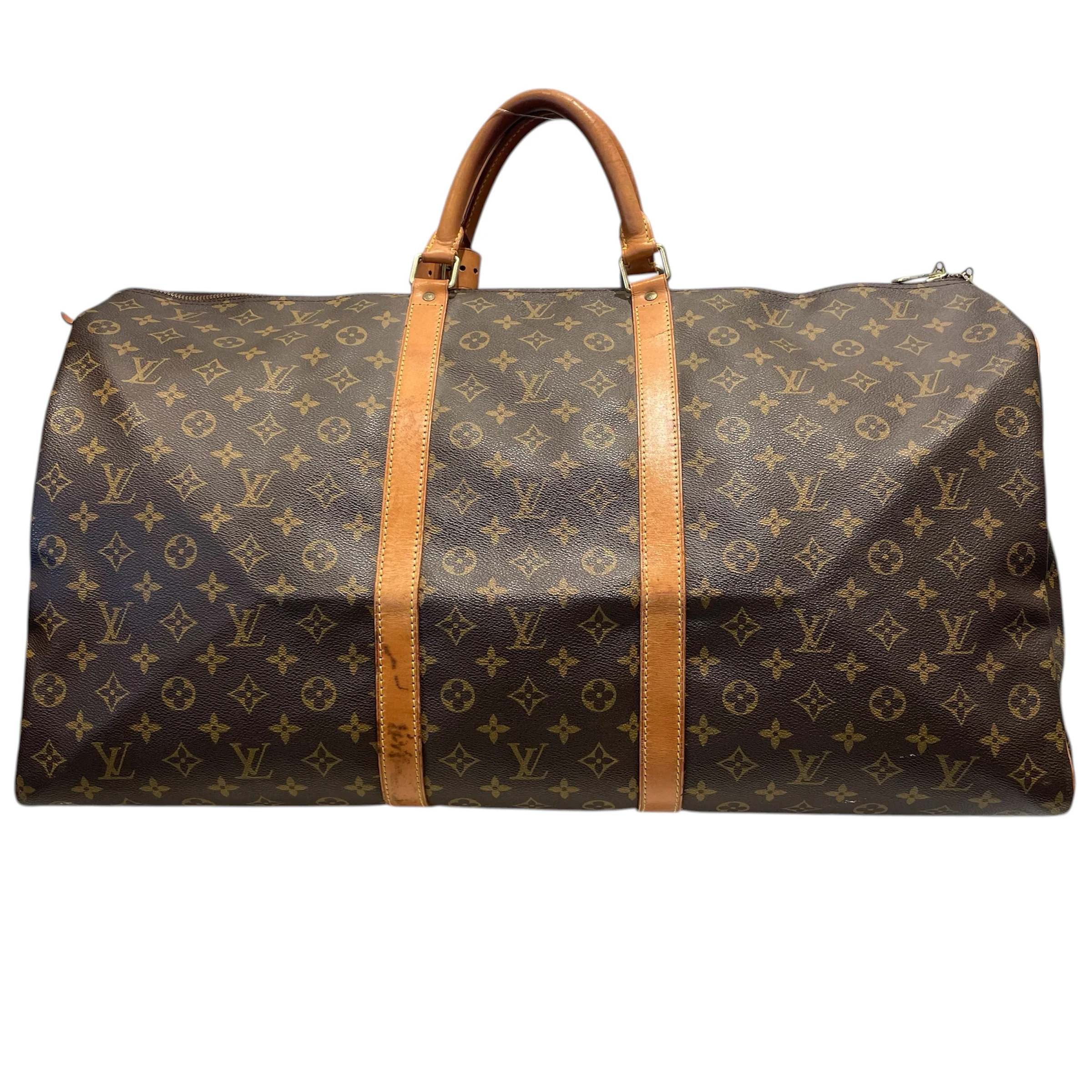 LOUIS VUITTON/Luggage/Leather/BRW/Keepall 50