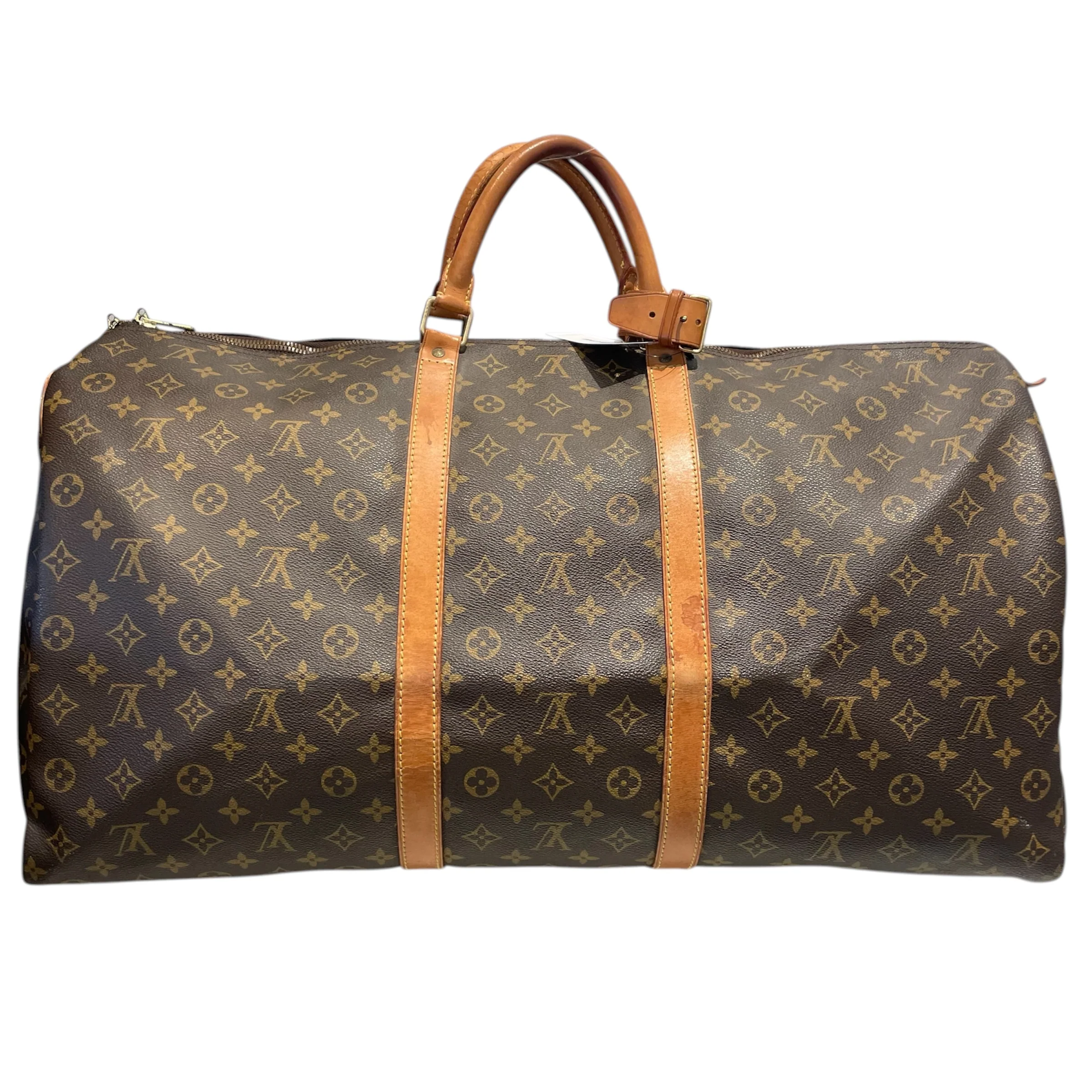 LOUIS VUITTON/Luggage/Leather/BRW/Keepall 50