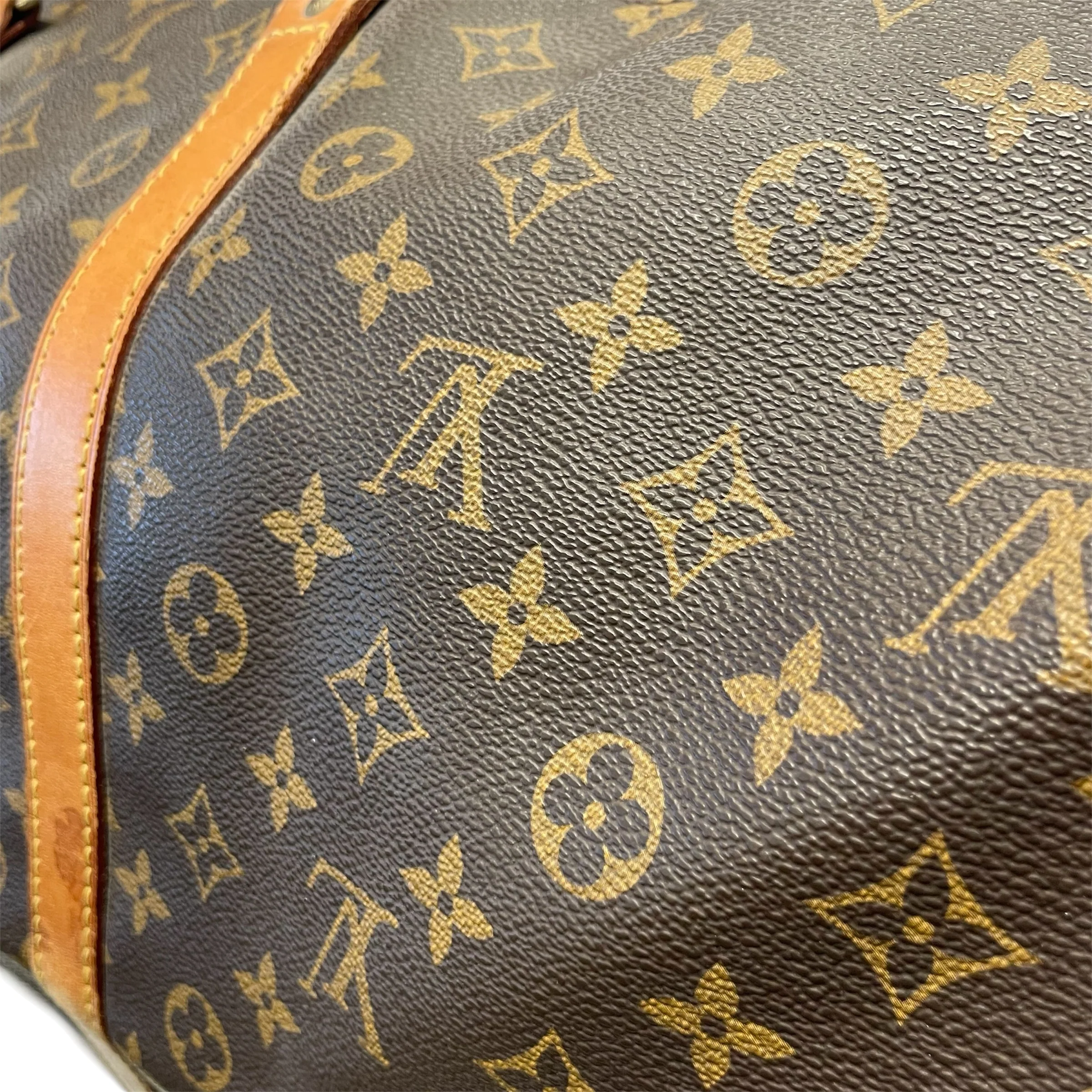 LOUIS VUITTON/Luggage/Leather/BRW/Keepall 50