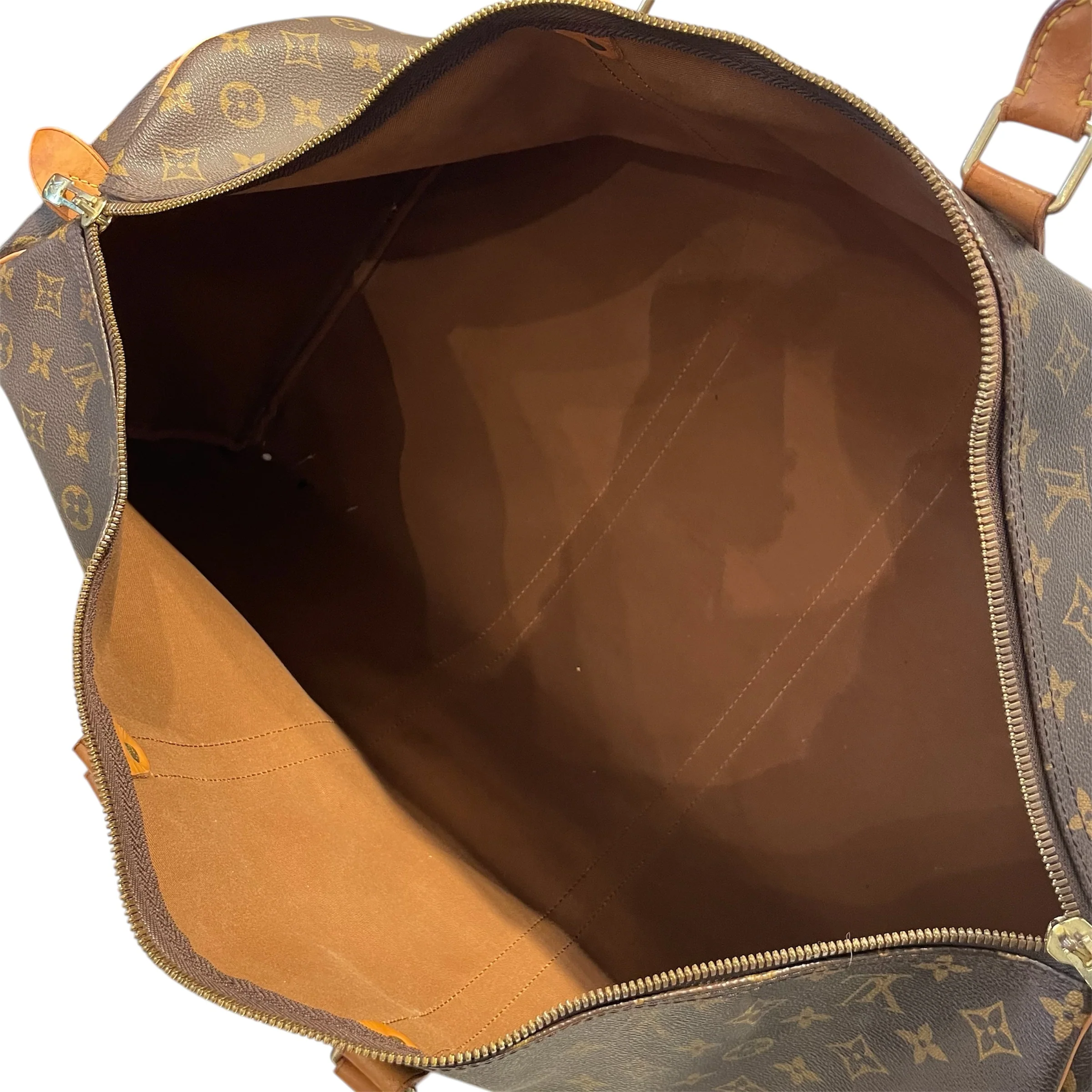 LOUIS VUITTON/Luggage/Leather/BRW/Keepall 50