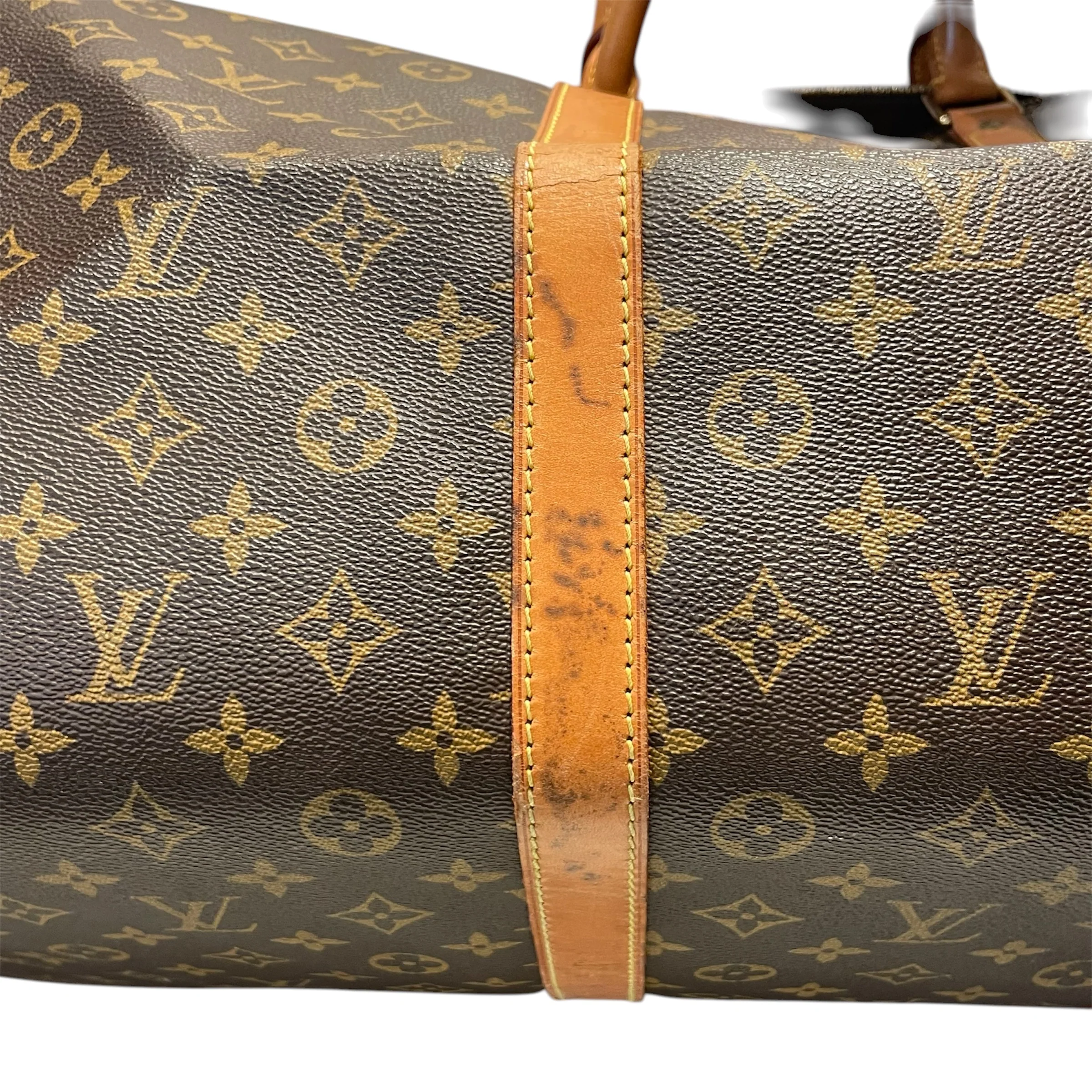LOUIS VUITTON/Luggage/Leather/BRW/Keepall 50