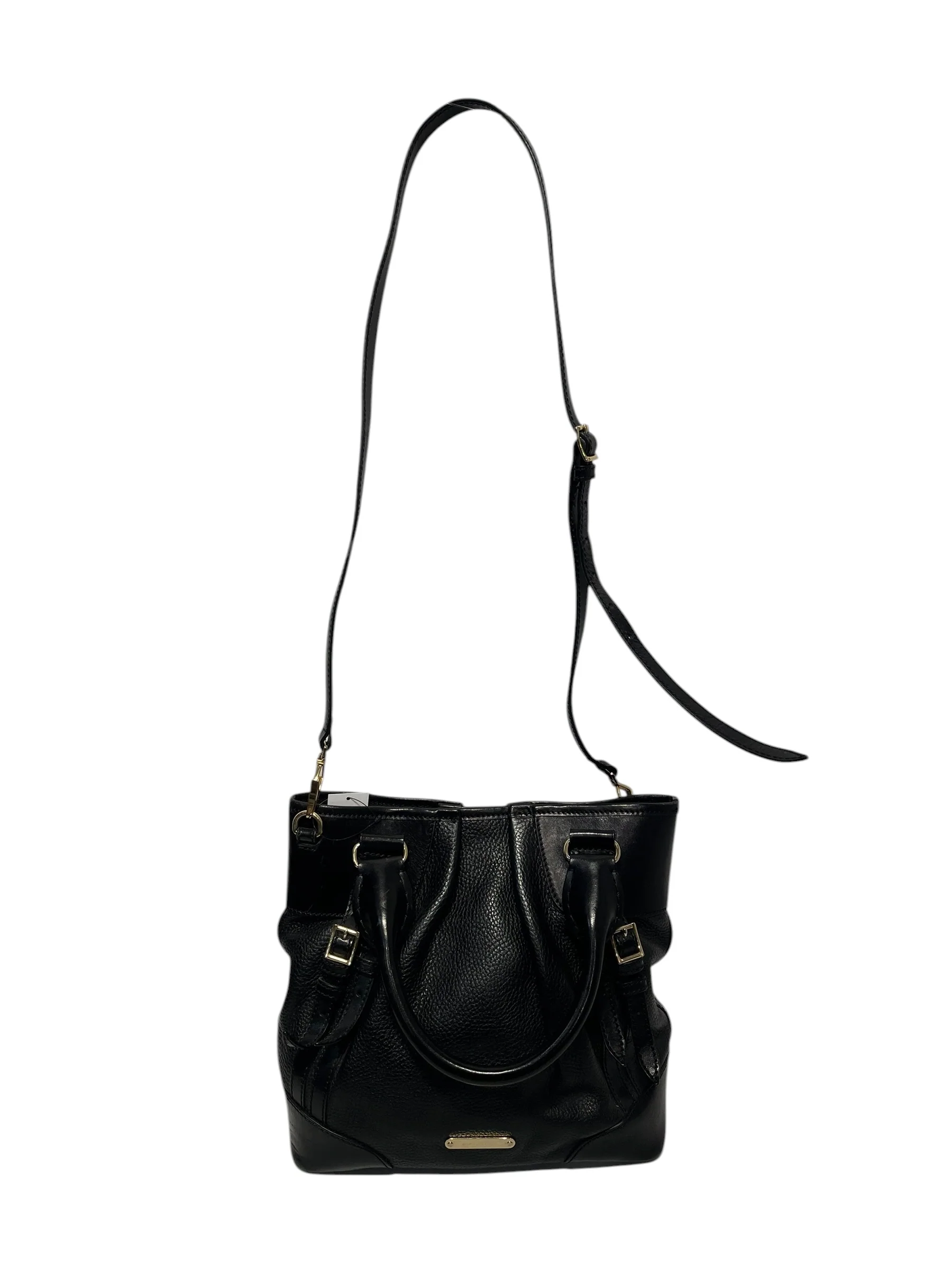 BURBERRY/Bag/Leather/BLK/Bridle Whipstitch
