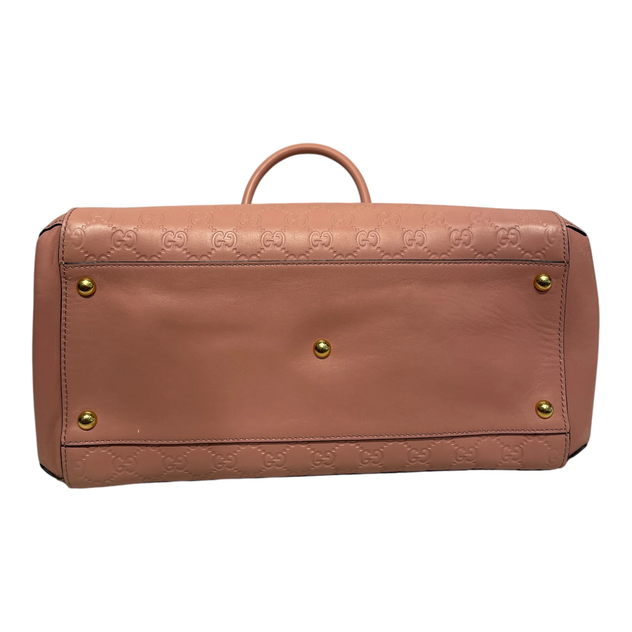 GUCCI/Bag/Leather/PNK/EMBOSSED LEATHER BAG