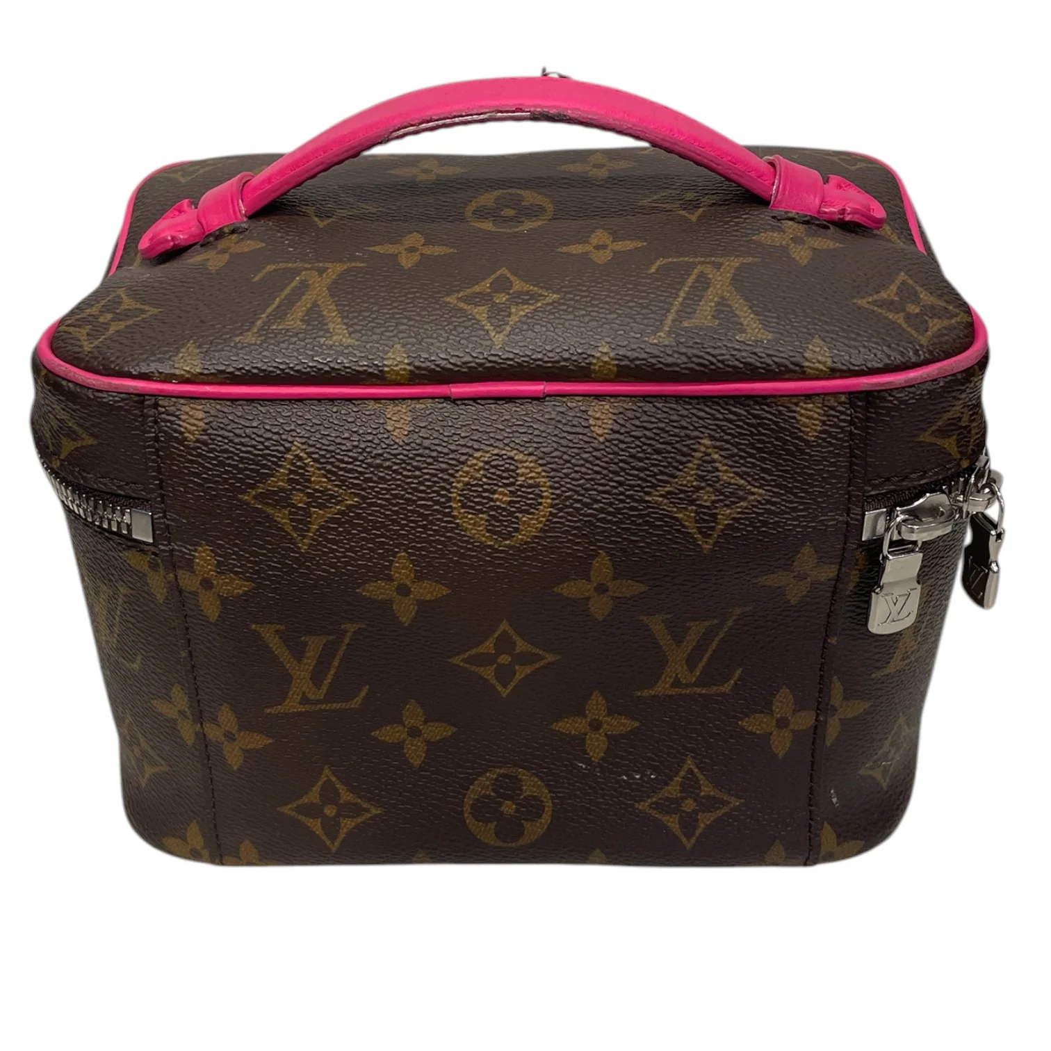 LOUIS VUITTON/Bag/Monogram/Leather/BRW/PINKSTRAP