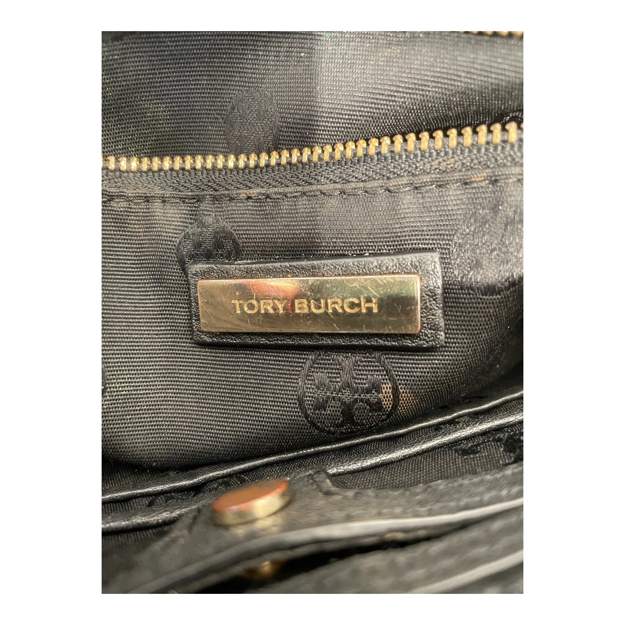 TORY BURCH/Cross Body Bag/Leather/BLK/eleanor