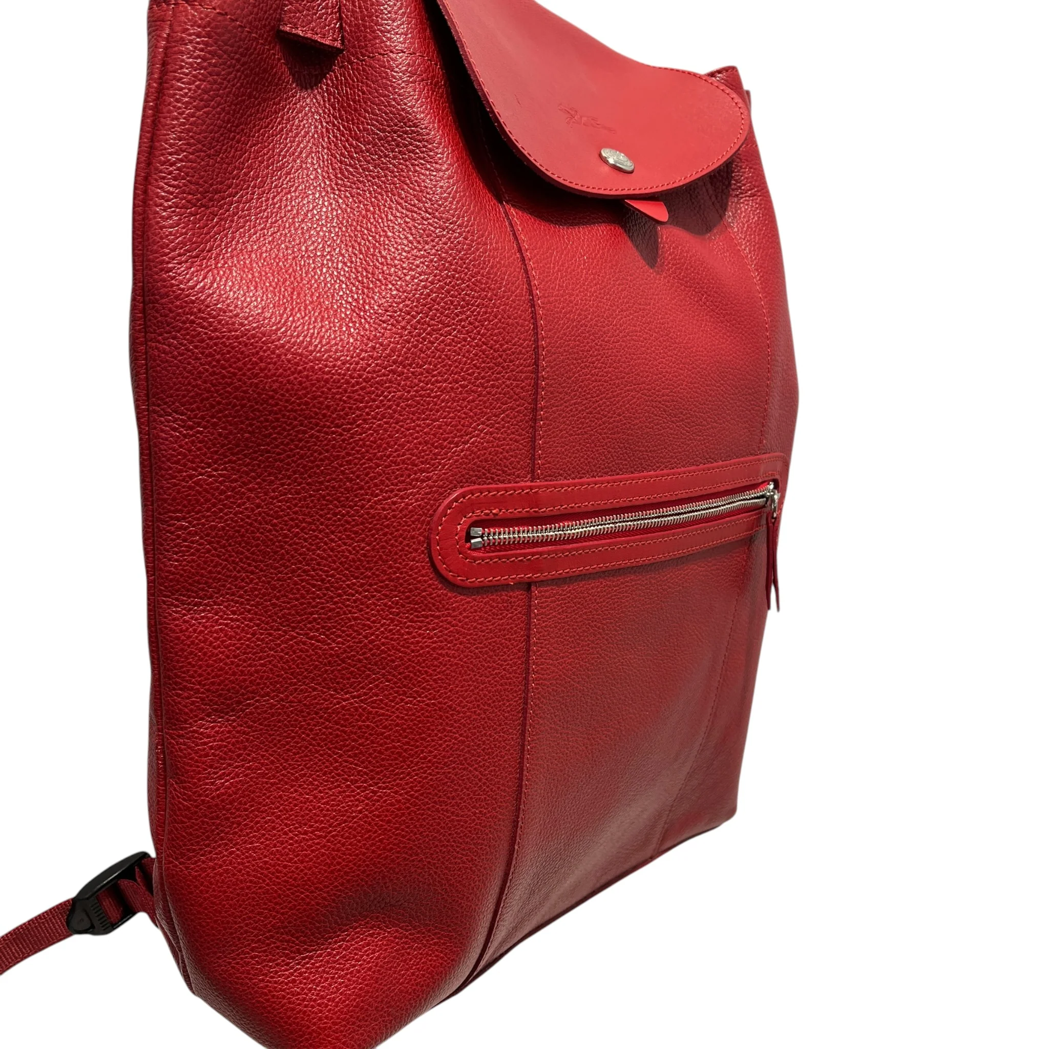 LONGCHAMP/Backpack/Leather/RED/LE FOULONNE BACKPACK