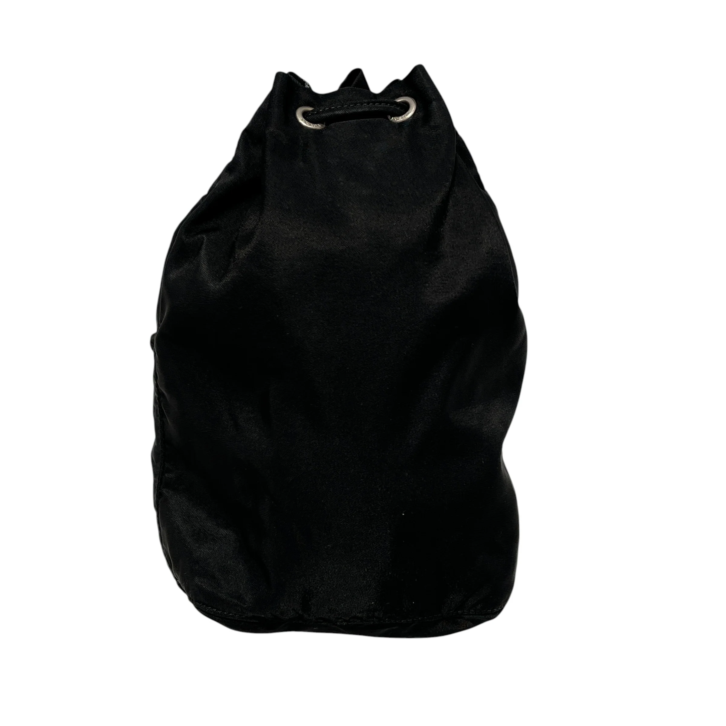 PRADA/Pouch/Nylon/BLK/TESSUTO DRAWSTRING POUCH