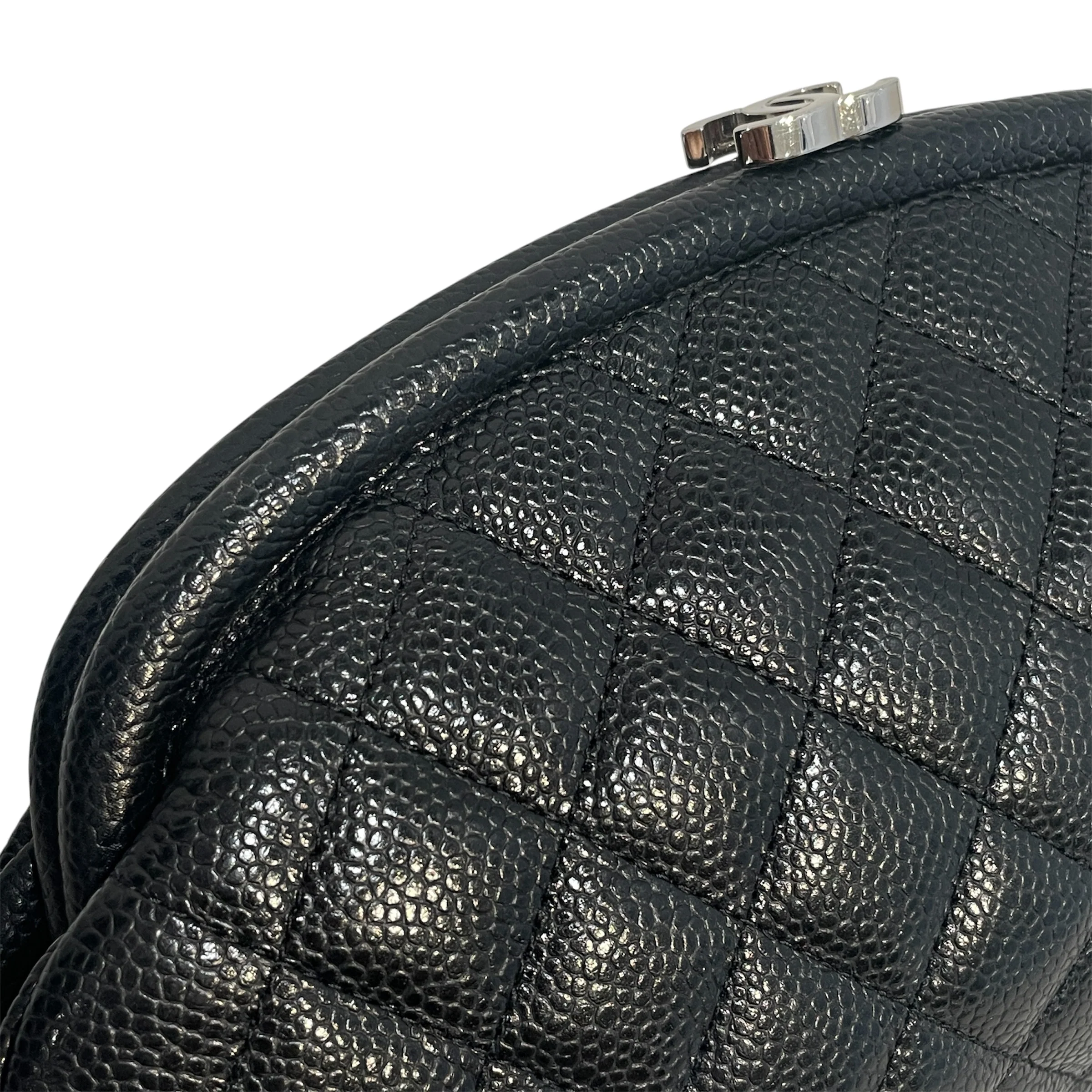CHANEL/Clutch Bag/Leather/BLK/Timless CC Clutch