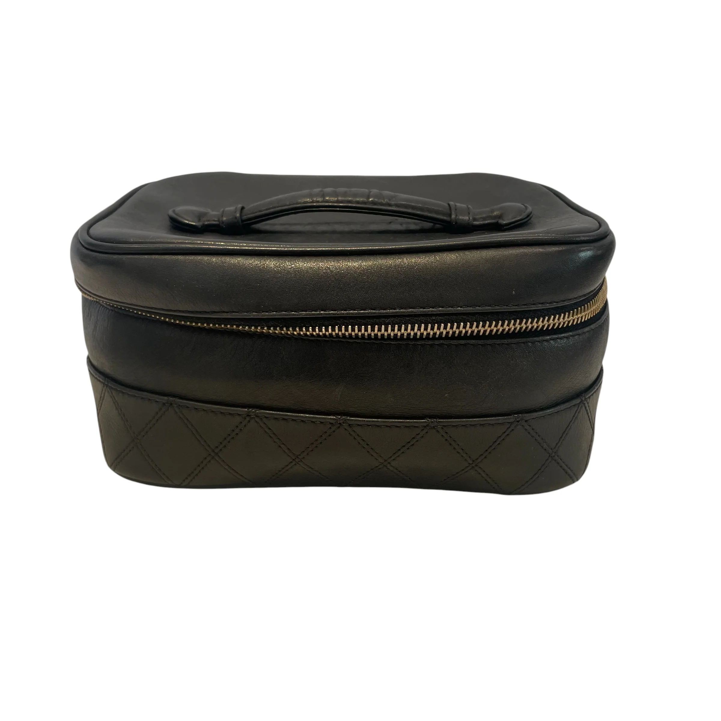 CHANEL/Bag/Leather/BLK/vanity case
