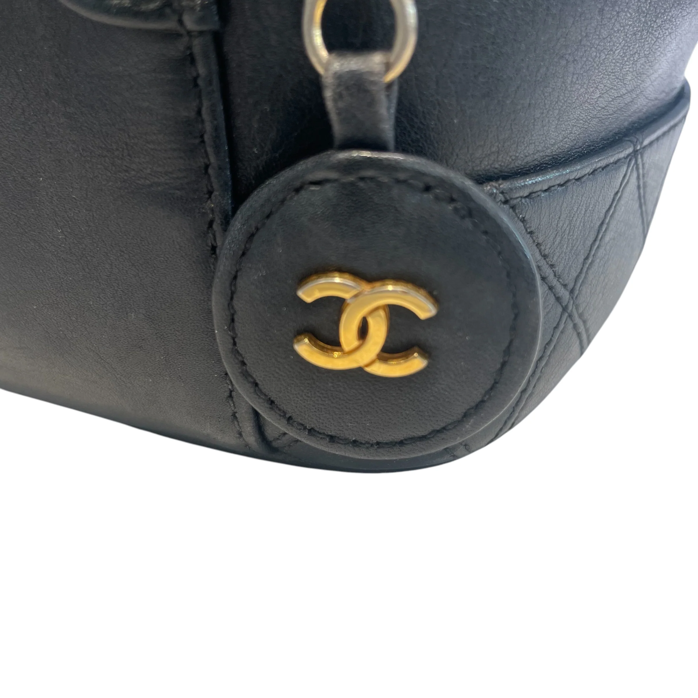 CHANEL/Bag/Leather/BLK/vanity case