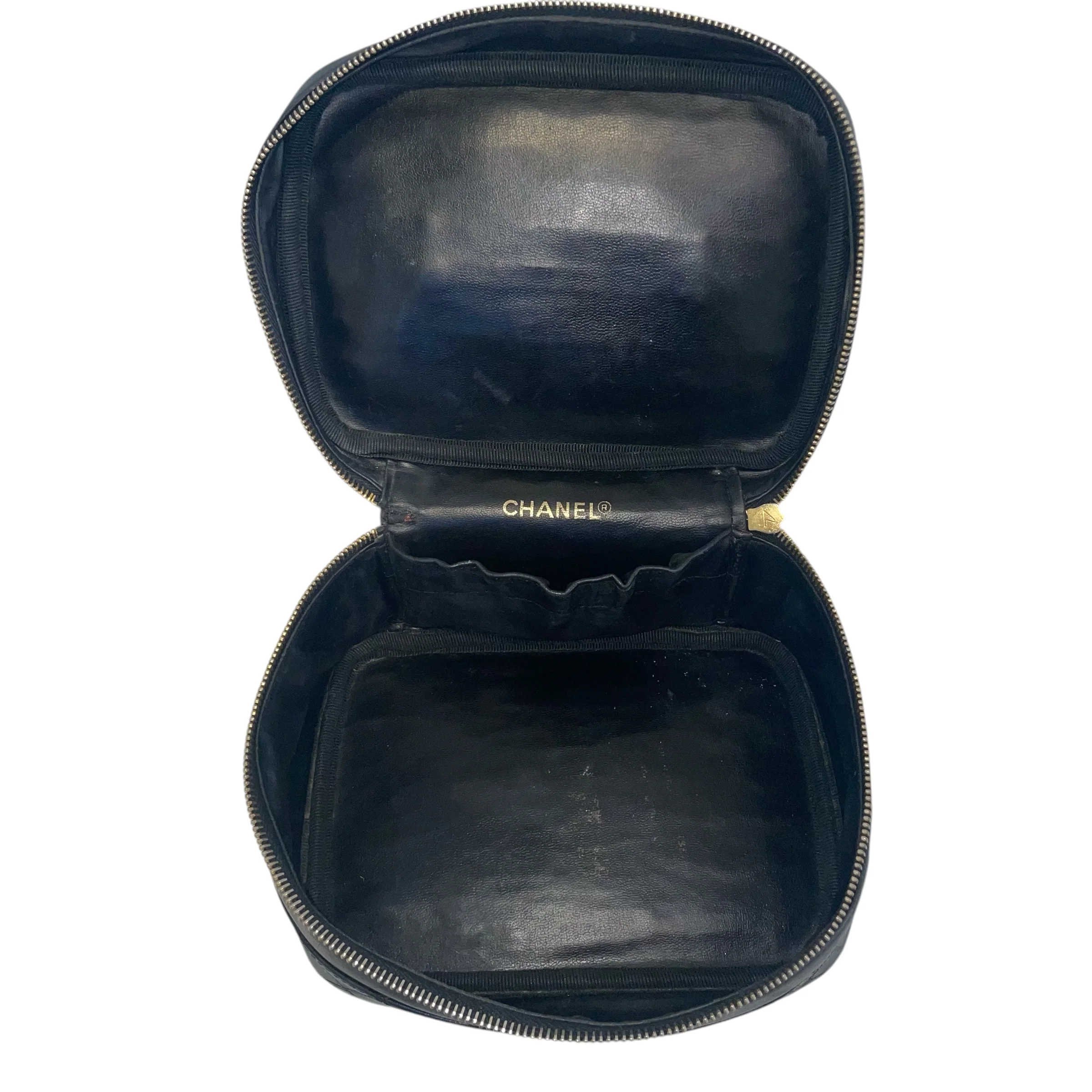 CHANEL/Bag/Leather/BLK/vanity case