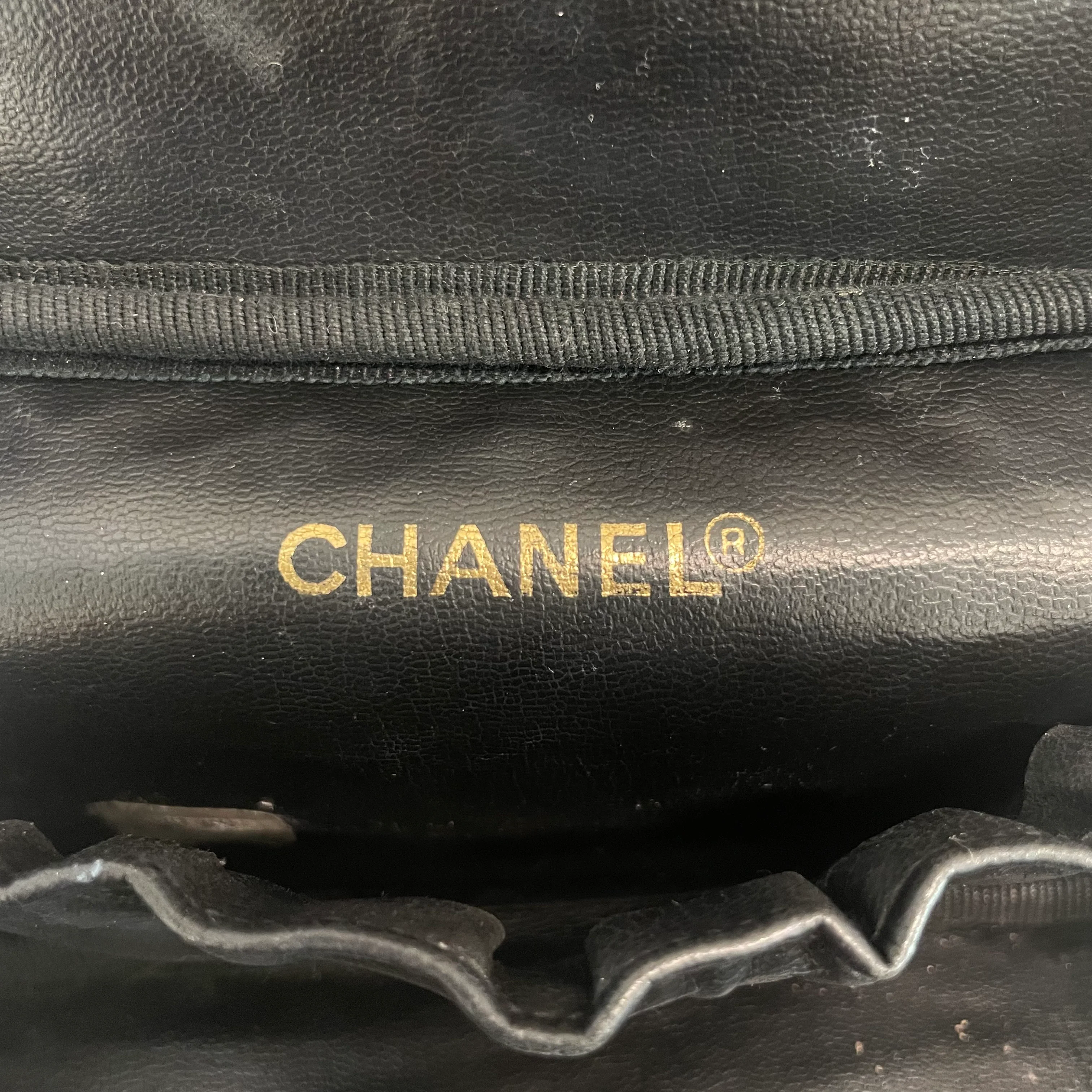 CHANEL/Bag/Leather/BLK/vanity case