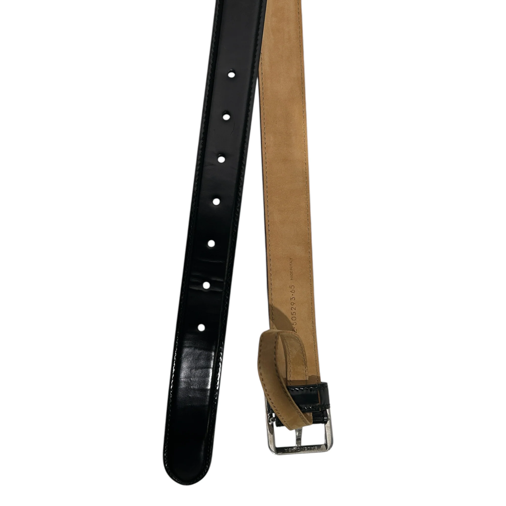 BALENCIAGA/Belt/Leather/BLK/