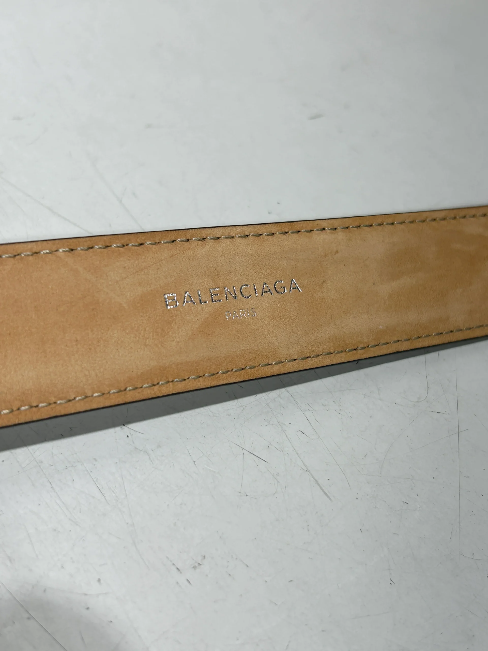 BALENCIAGA/Belt/Leather/BLK/