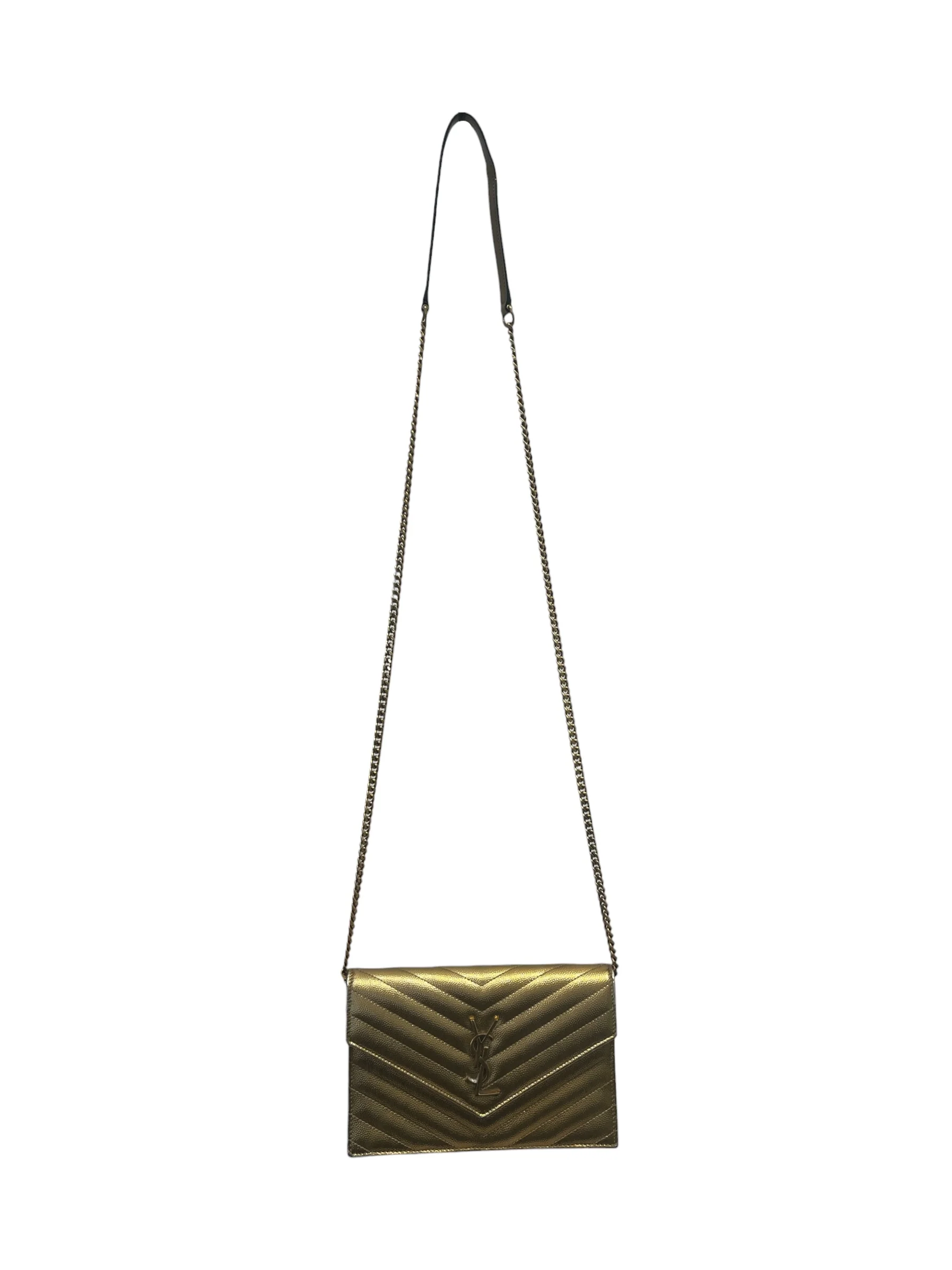 YVES SAINT LAURENT/Cross Body Bag/Leather/GLD/YBL39