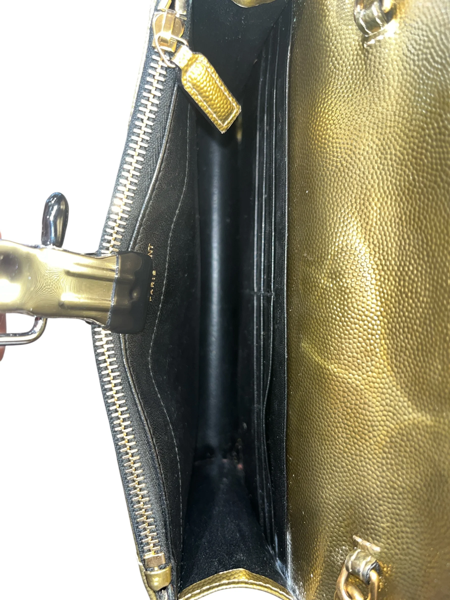 YVES SAINT LAURENT/Cross Body Bag/Leather/GLD/YBL39