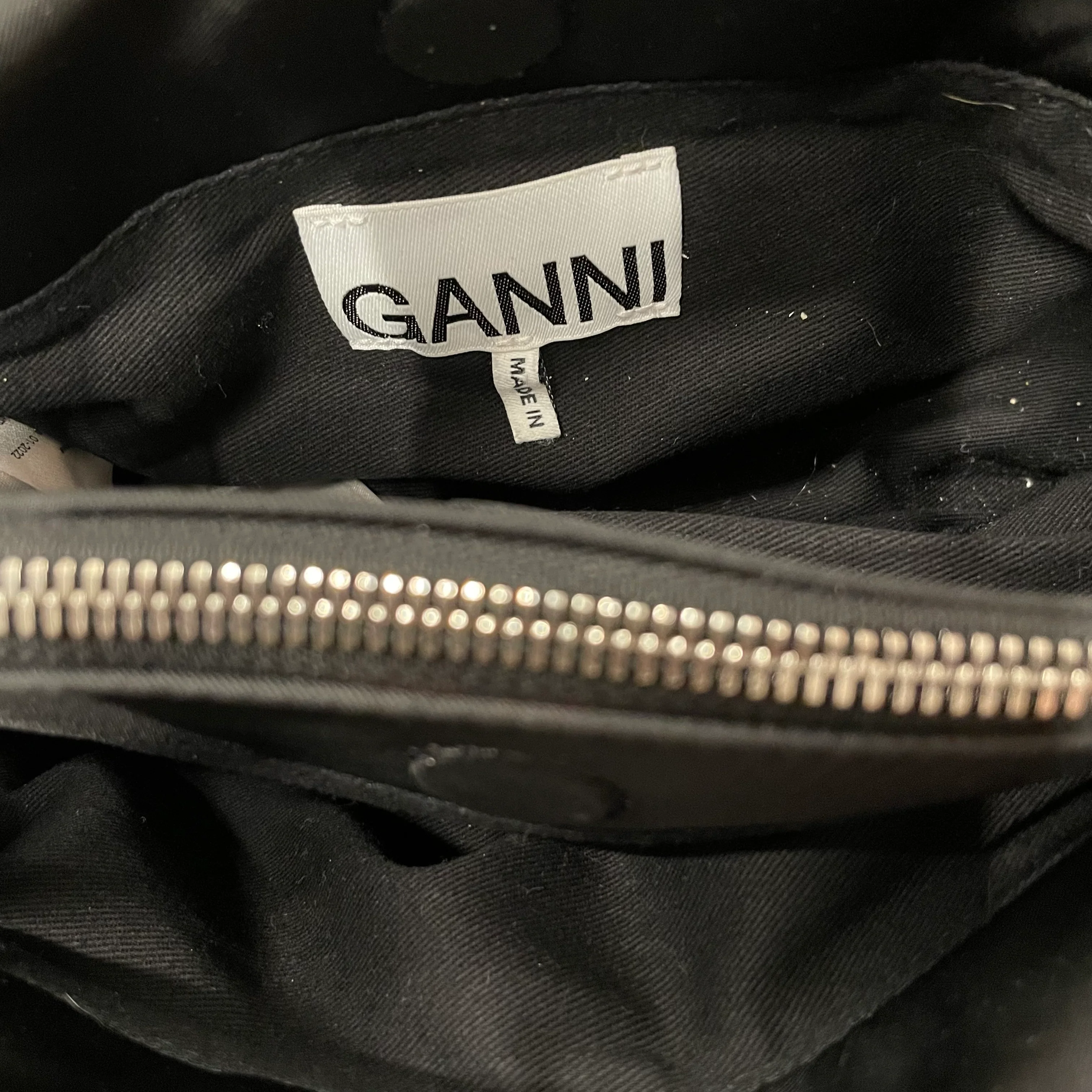 GANNI/Hand Bag/Polyester/BLK/bb.b5858