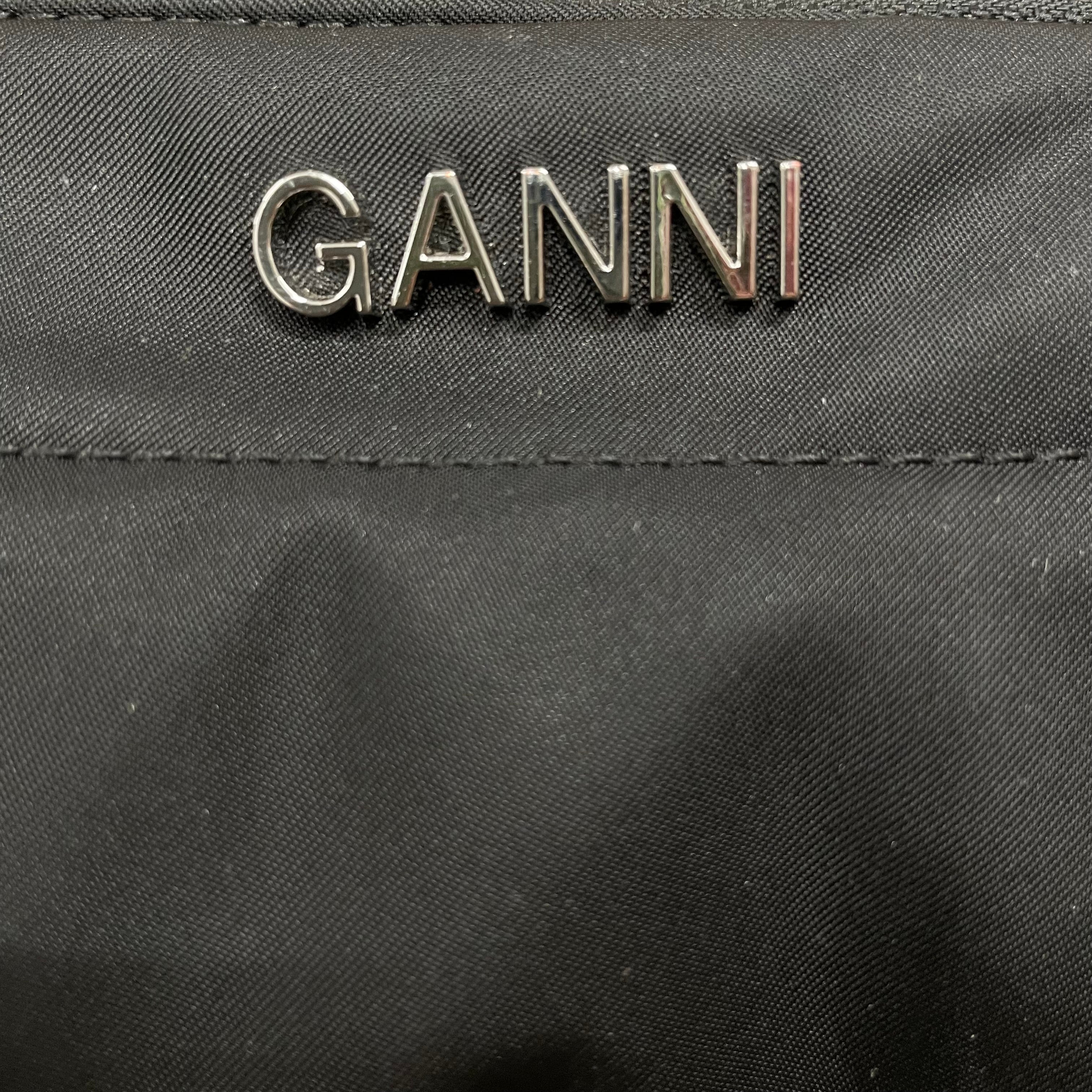 GANNI/Hand Bag/Polyester/BLK/bb.b5858